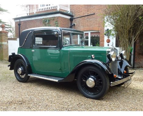 - Delightful example of a rare Special Coupe 

- Restored by an ex-Bristol Aircraft Company engineer

- Hydraulic brakes, 12v