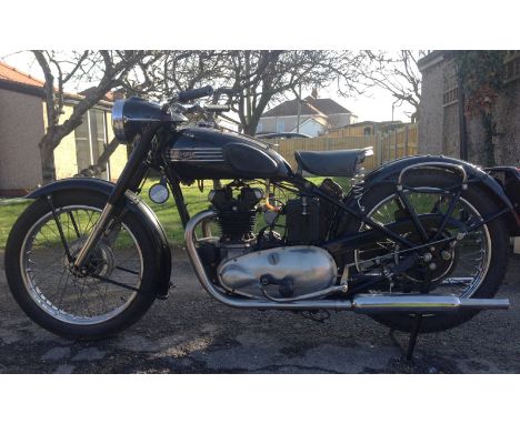 The 3T was the smallest of the Triumph twins joining the range in 1945 and mirroring the larger touring twins in style althou