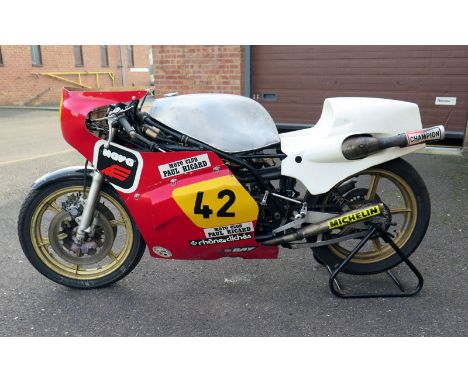 Suzuki introduced the first of the RG500 series production racers for the 1976 season. The new machine shared the square four