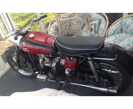 Introduced during 1955 the Dragonfly featured a completely revised set of cycle parts housing an engine that, although clearl