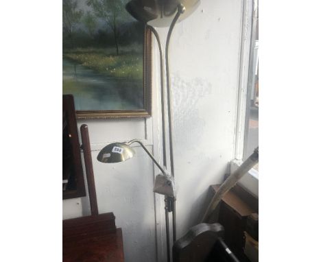 A contemporary standard lamp