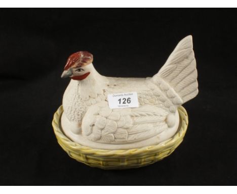 A 19th Century Dudson tureen in the form of a chicken