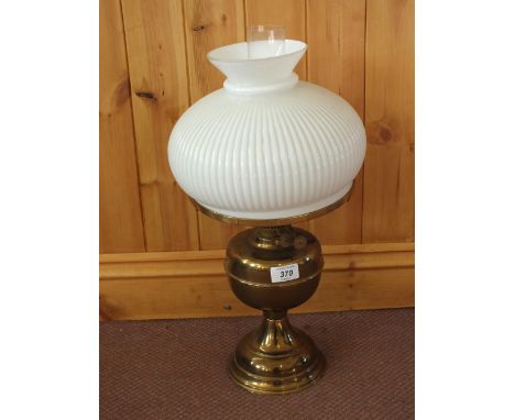 A Brass oil lamp