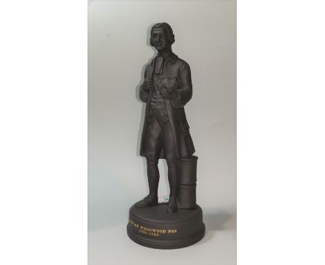 A Wedgwood Black Basalt portrait figure of Josiah Wedgwood F.R.S. 1730-17905, 21 cm 