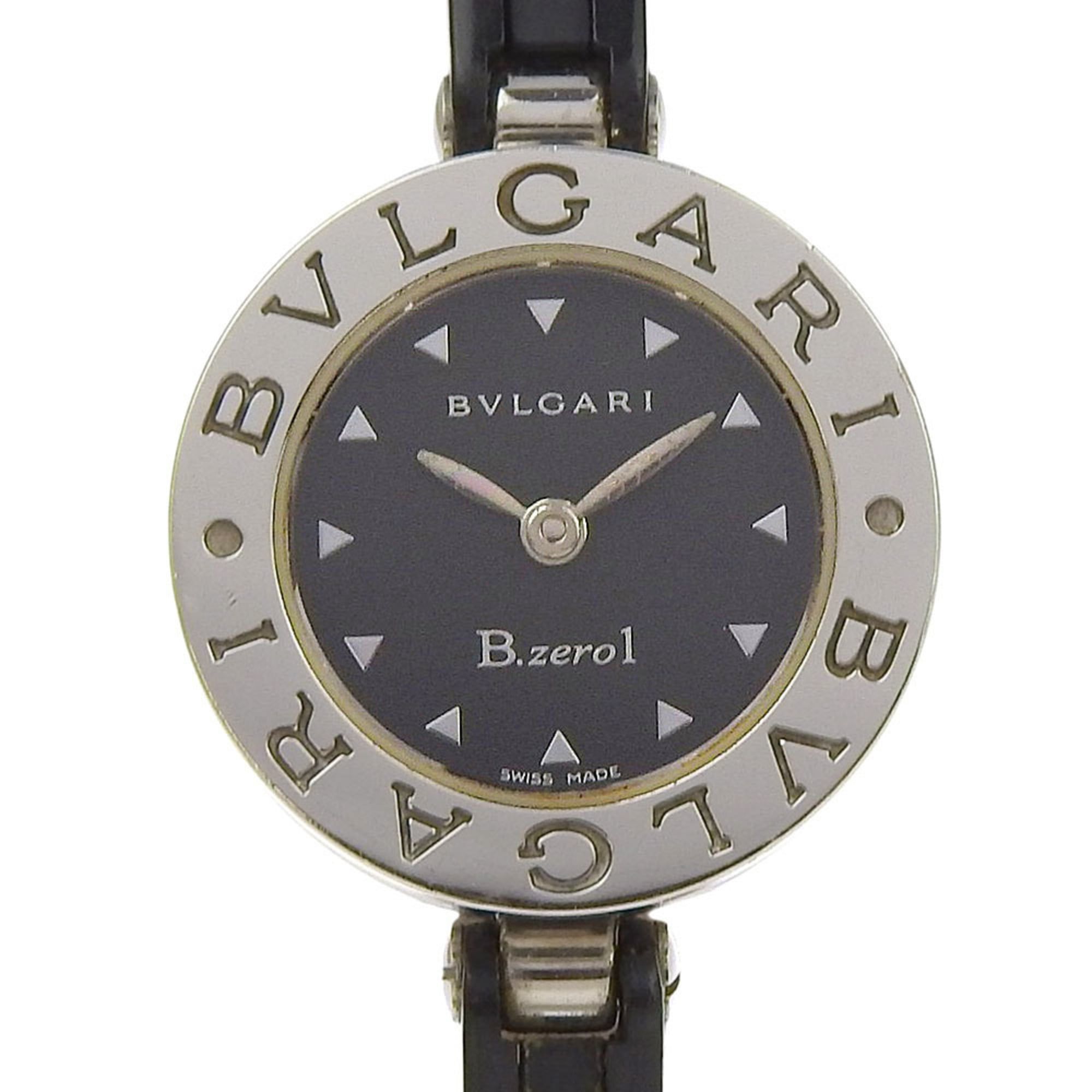 BVLGARI Bzero1 BZ22S Women's Watch with Stainless Steel and Rubber Quartz Movement, Analog Display,