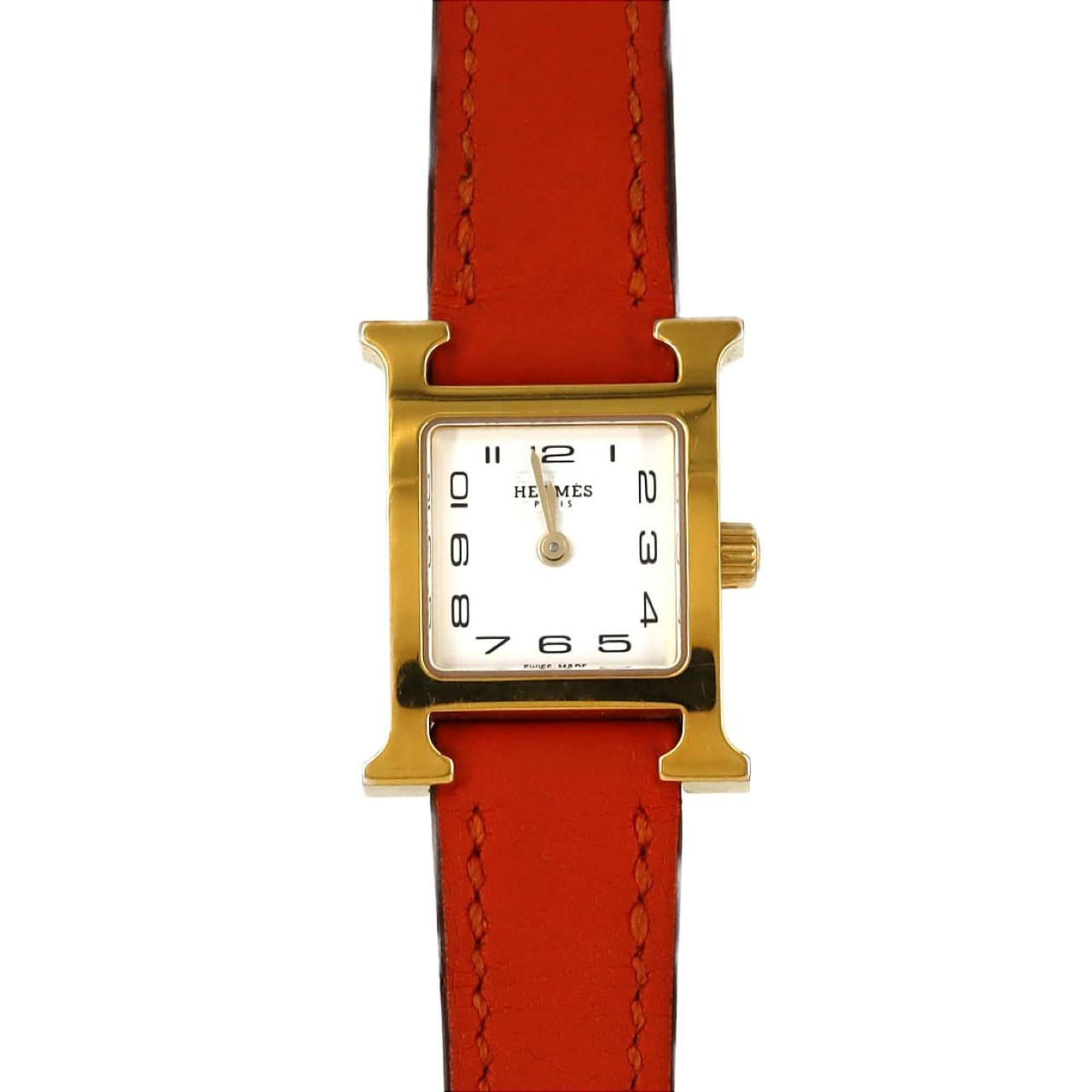 Hermès H Watch GP HH1.101 Quartz Wristwatch