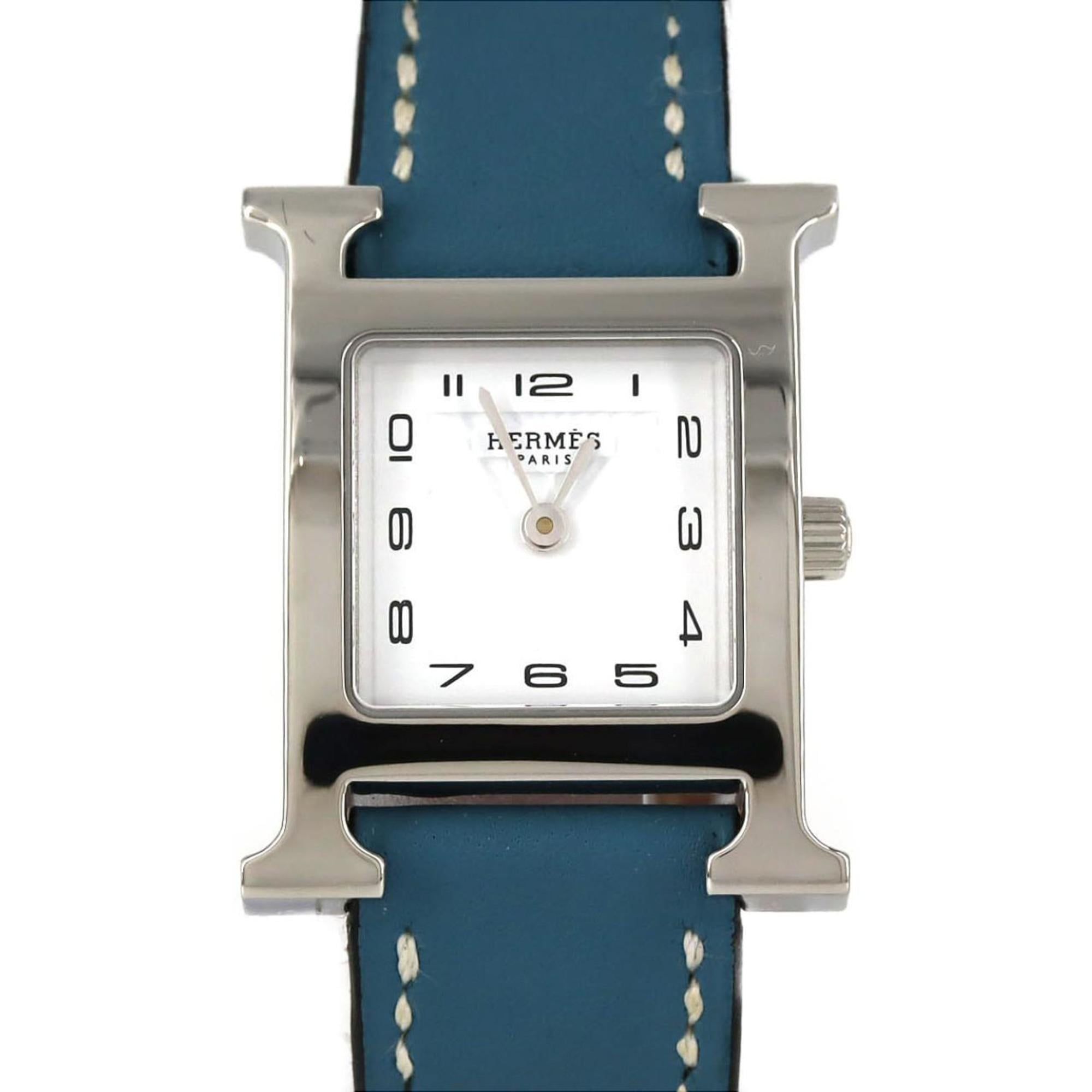 Hermès H Watch HH1.210 SS Quartz Wristwatch