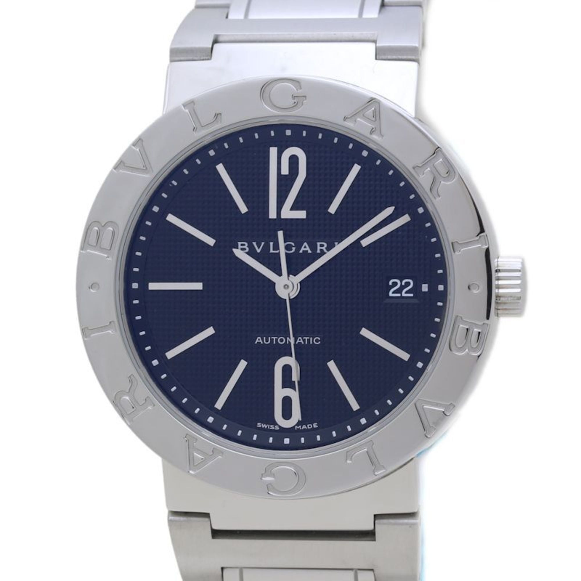 BVLGARI Bvlgari Automatic Men's Stainless Steel Watch BB38BSSD N BB38SSAUTO 40152