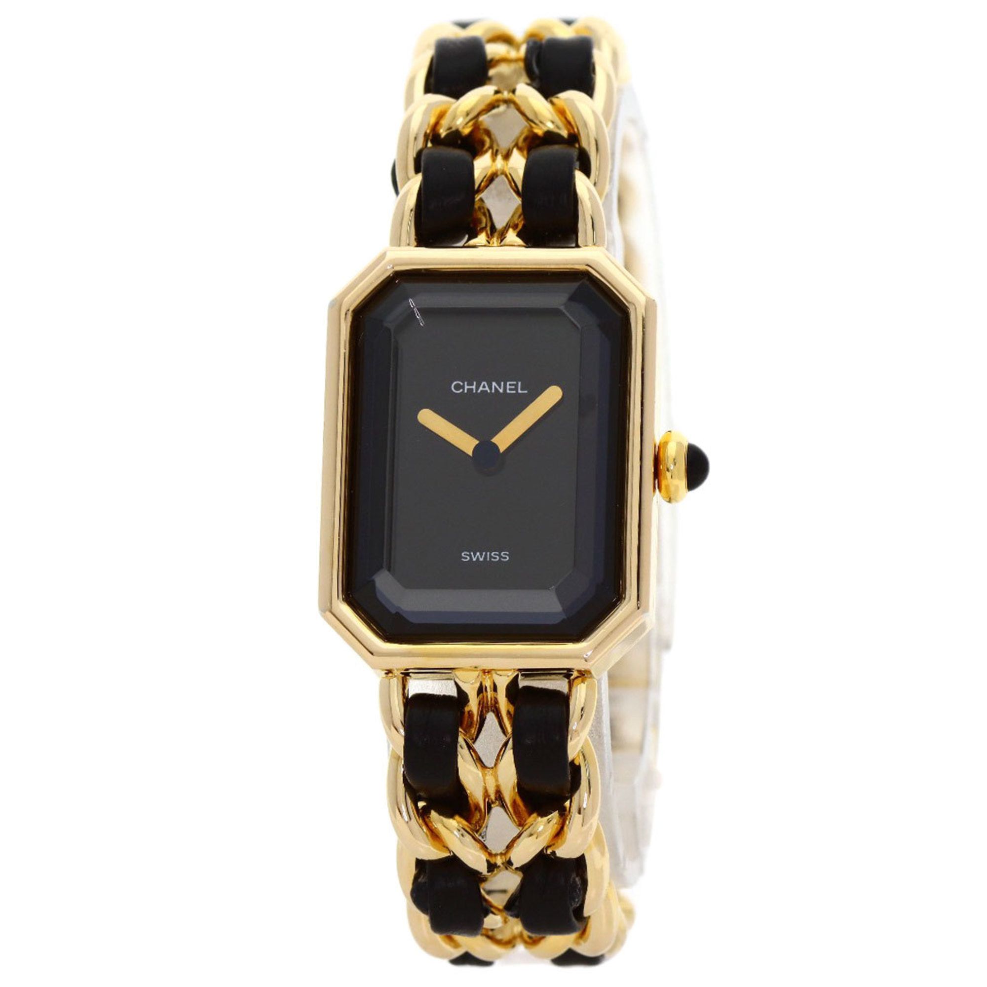 CHANEL H0001 Premiere S Watch, GP/GPx Leather, Women's