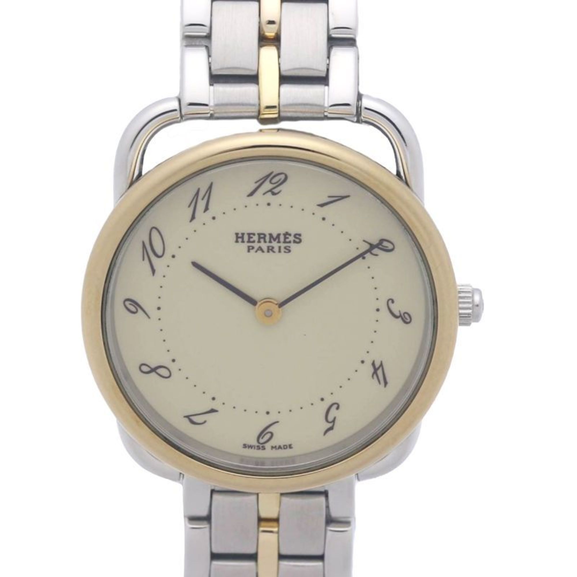 HERMES Arceau AR4.220.430 4126 Women's Watch SSxGP 130478