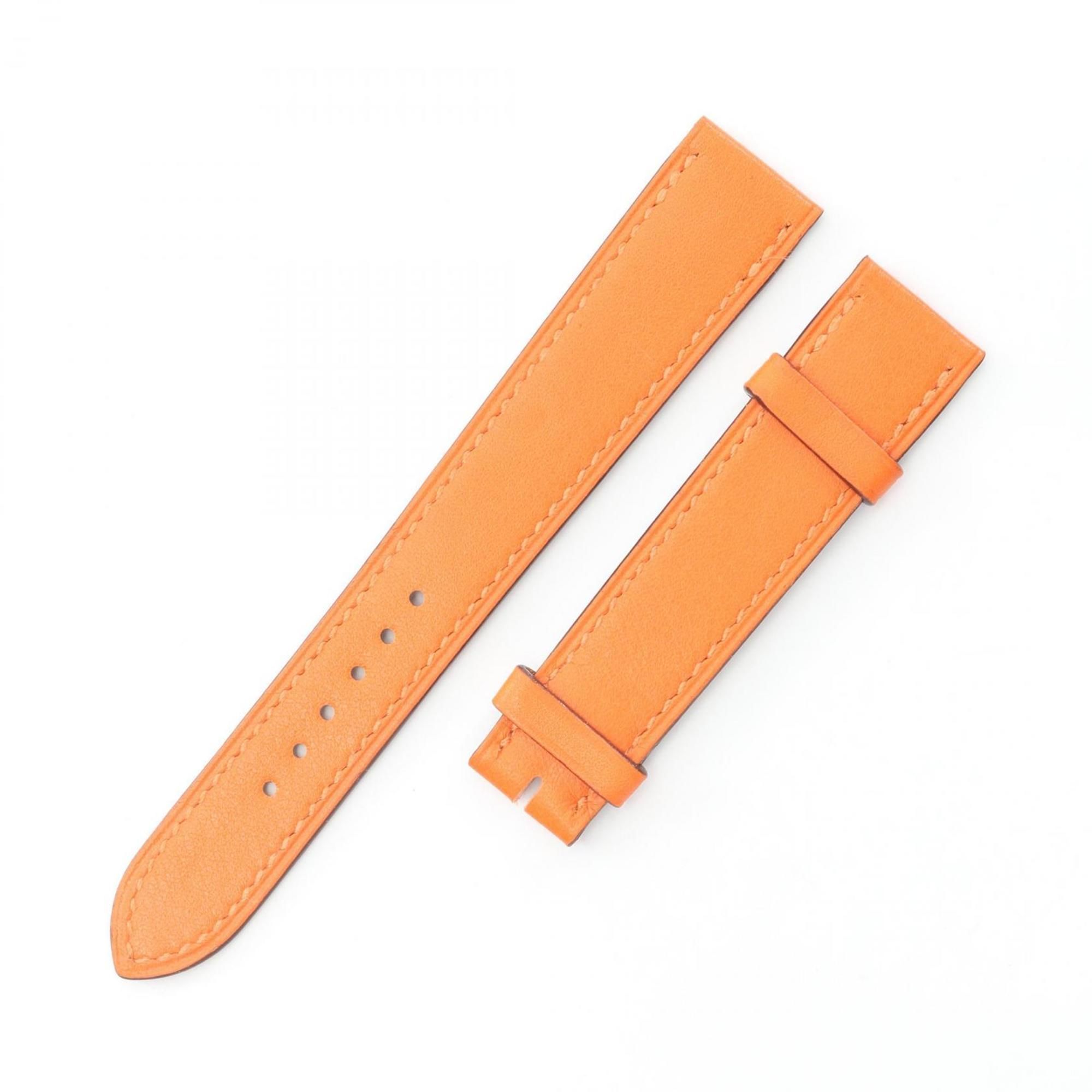 Hermes HERMES accessories leather women's orange