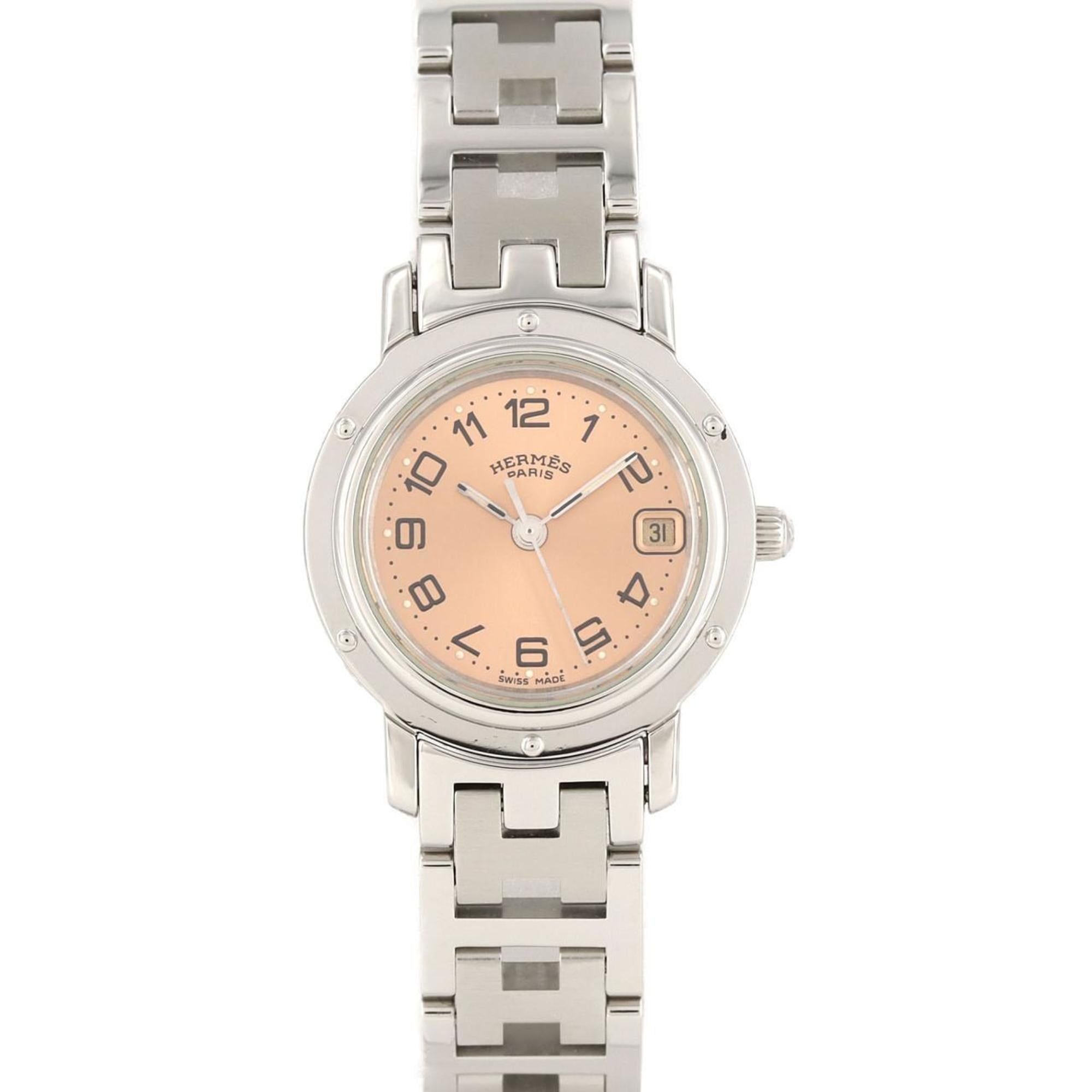 Hermes Clipper CL4.210 SS Quartz Watch