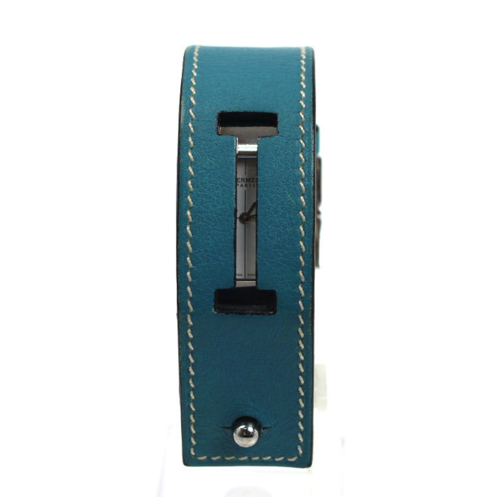 HERMES Hermes Cherche Midi Blue Jean Watch Battery Operated CM1.210 Women's L