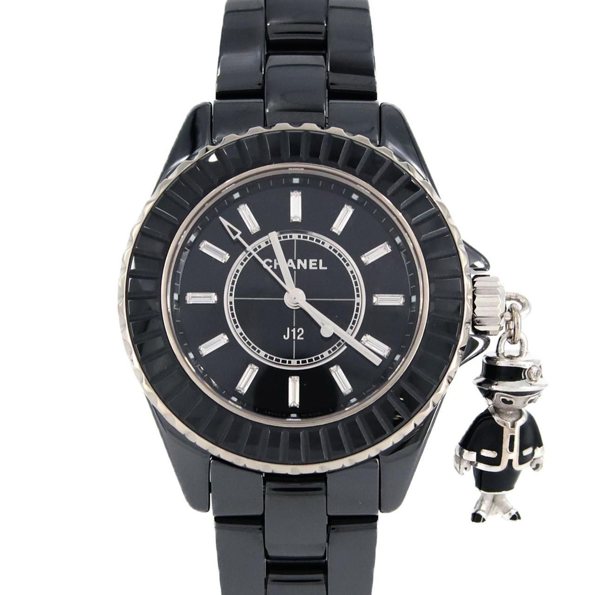 Chanel Mademoiselle J12 Acte 33mm Ceramic xWG LIMITED H6479 Wristwatch Quartz