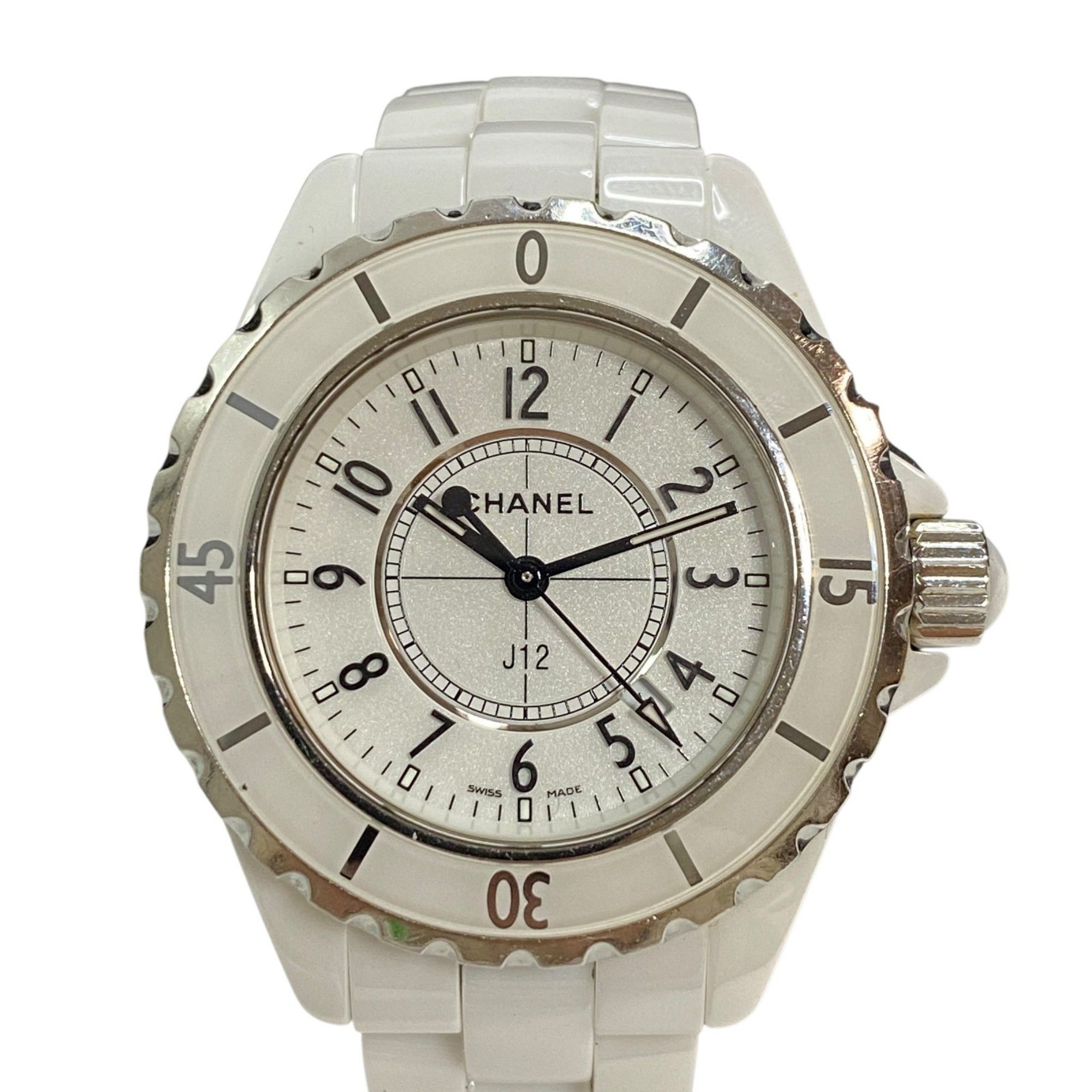 CHANEL Women's H0968 J12 White Dial CE Quartz Watch with Warranty