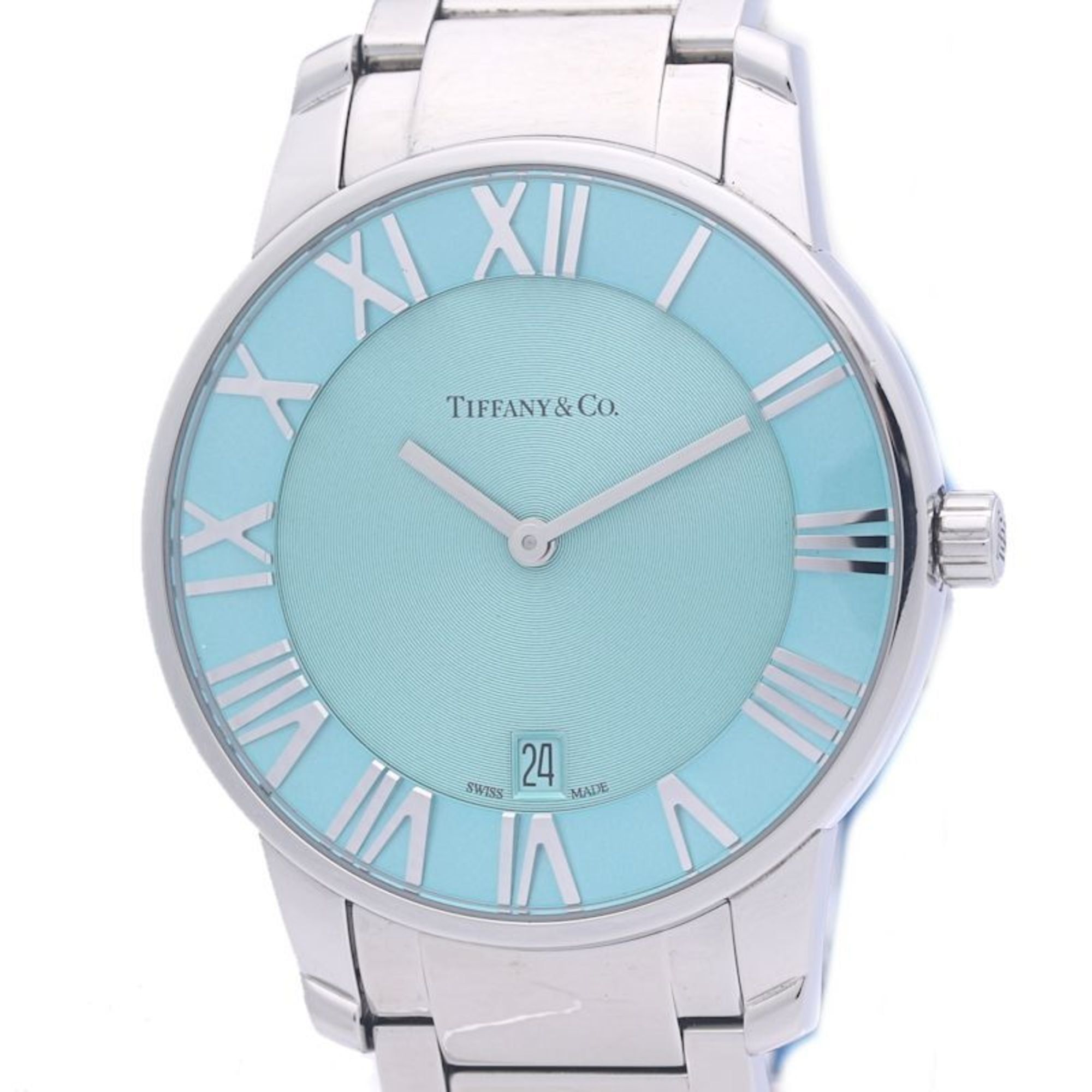 TIFFANY & Co. Tiffany Atlas 2-Hand Watch 63452769 Men's Stainless Steel 40257
