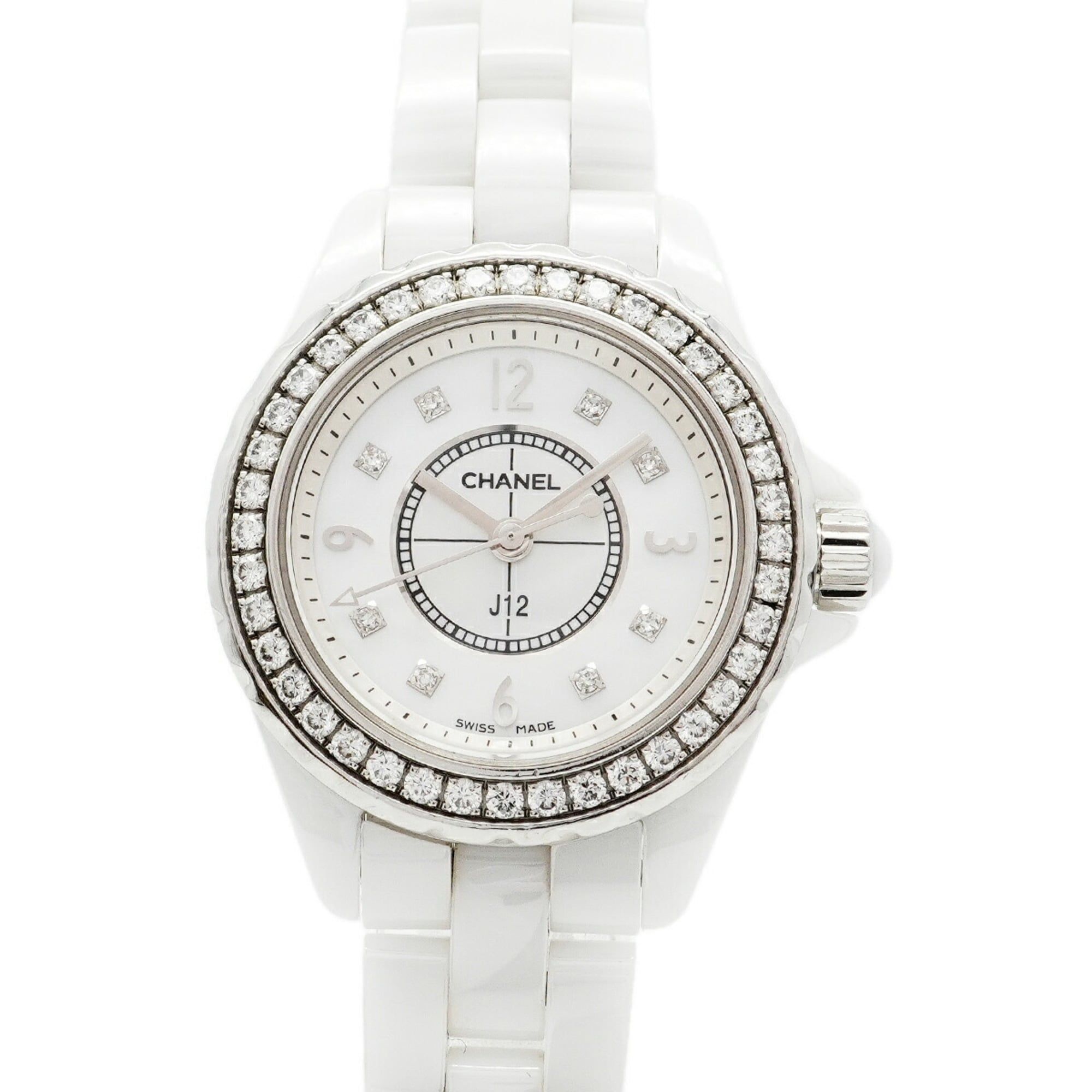 Chanel J12 H2572 White Dial Women's Watch