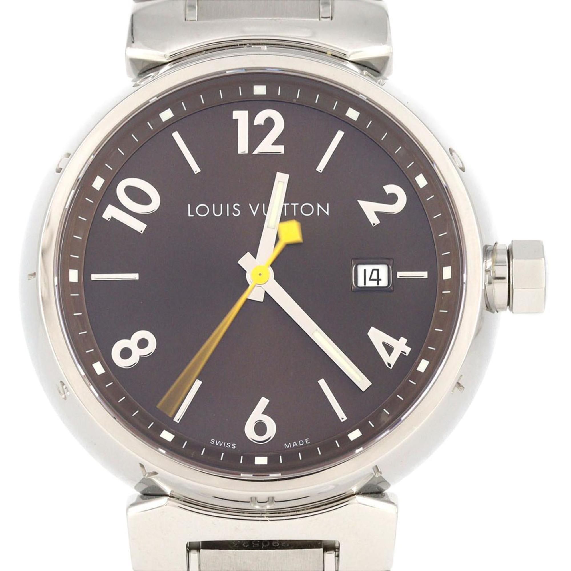 Louis Vuitton Tambour Q1111 Stainless Steel Quartz Watch