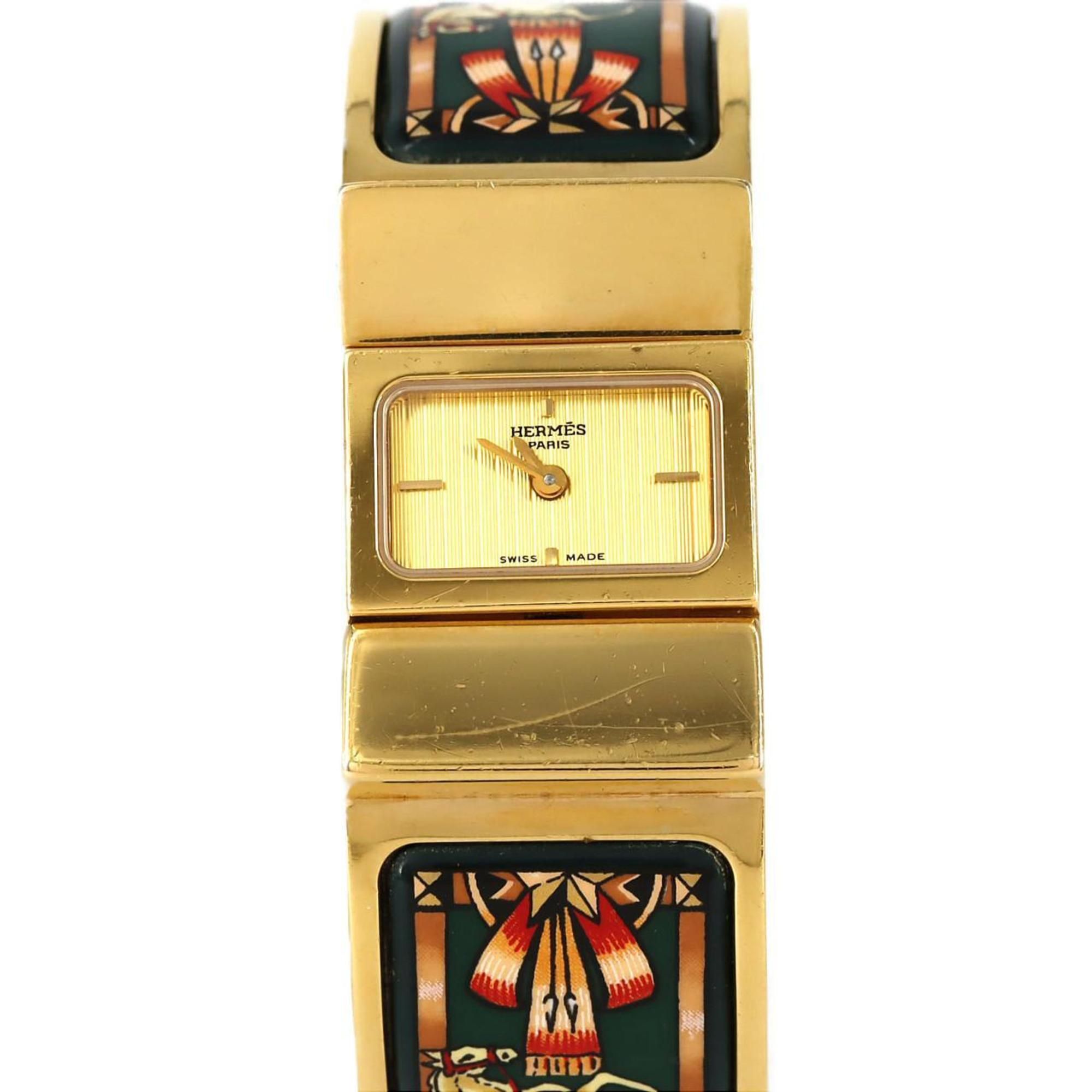 Hermès Roquet Enamel GP LO1.201 Quartz Watch