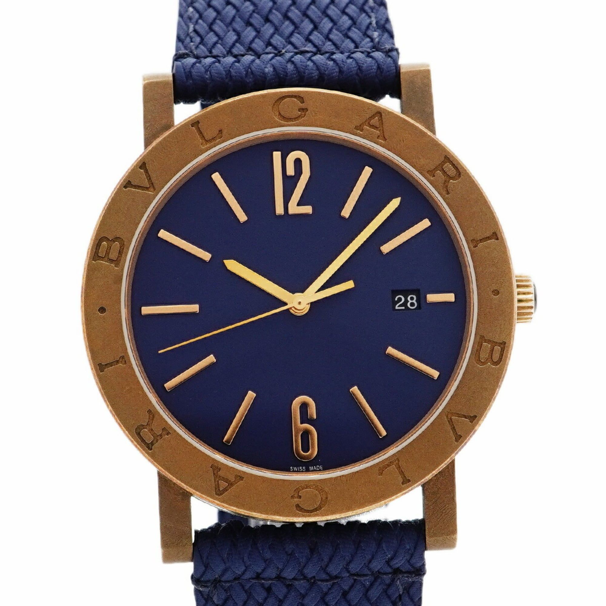Bvlgari Solotempo BB41B Navy Dial Men's Watch