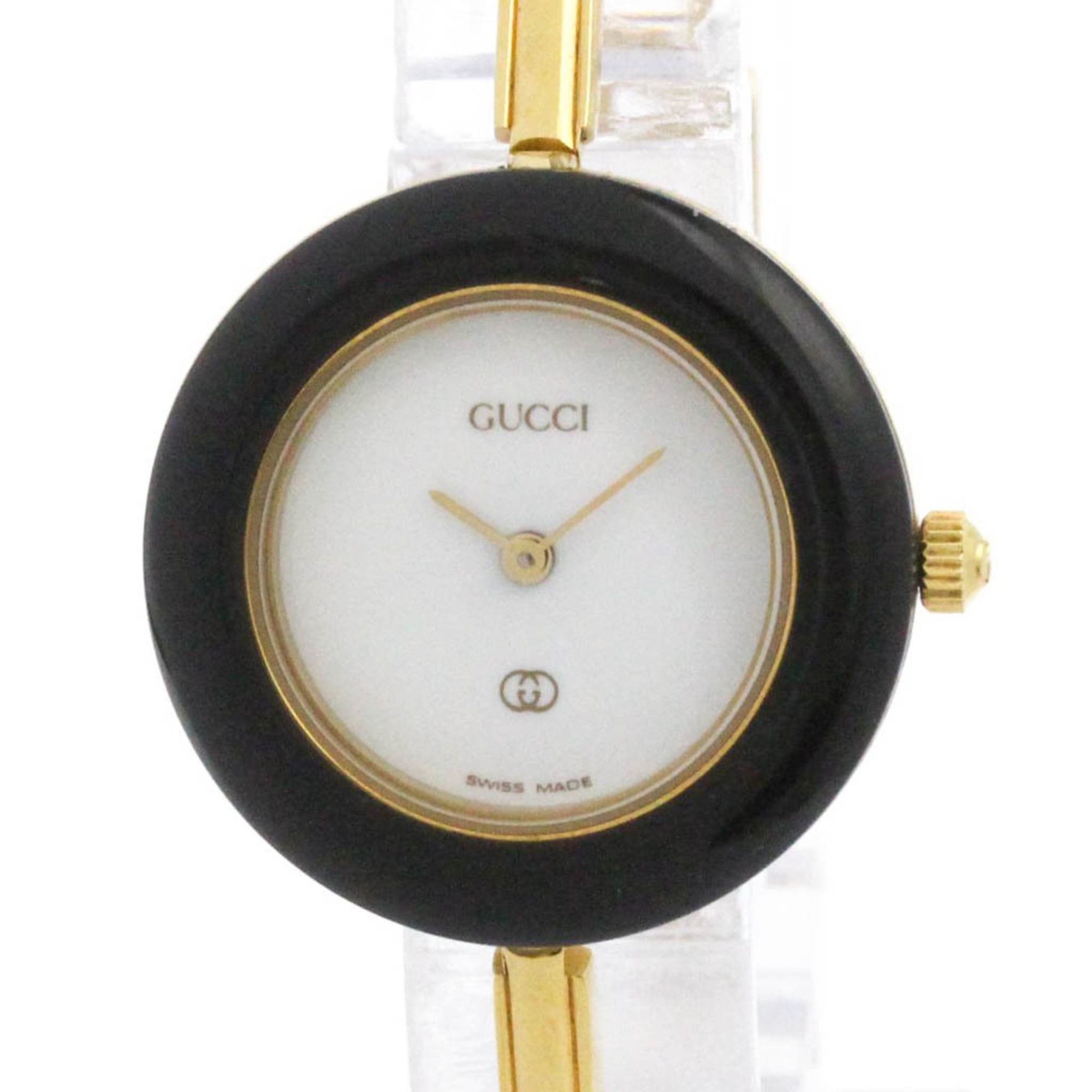GUCCI Gold Plated Quartz Ladies Watch 1100L