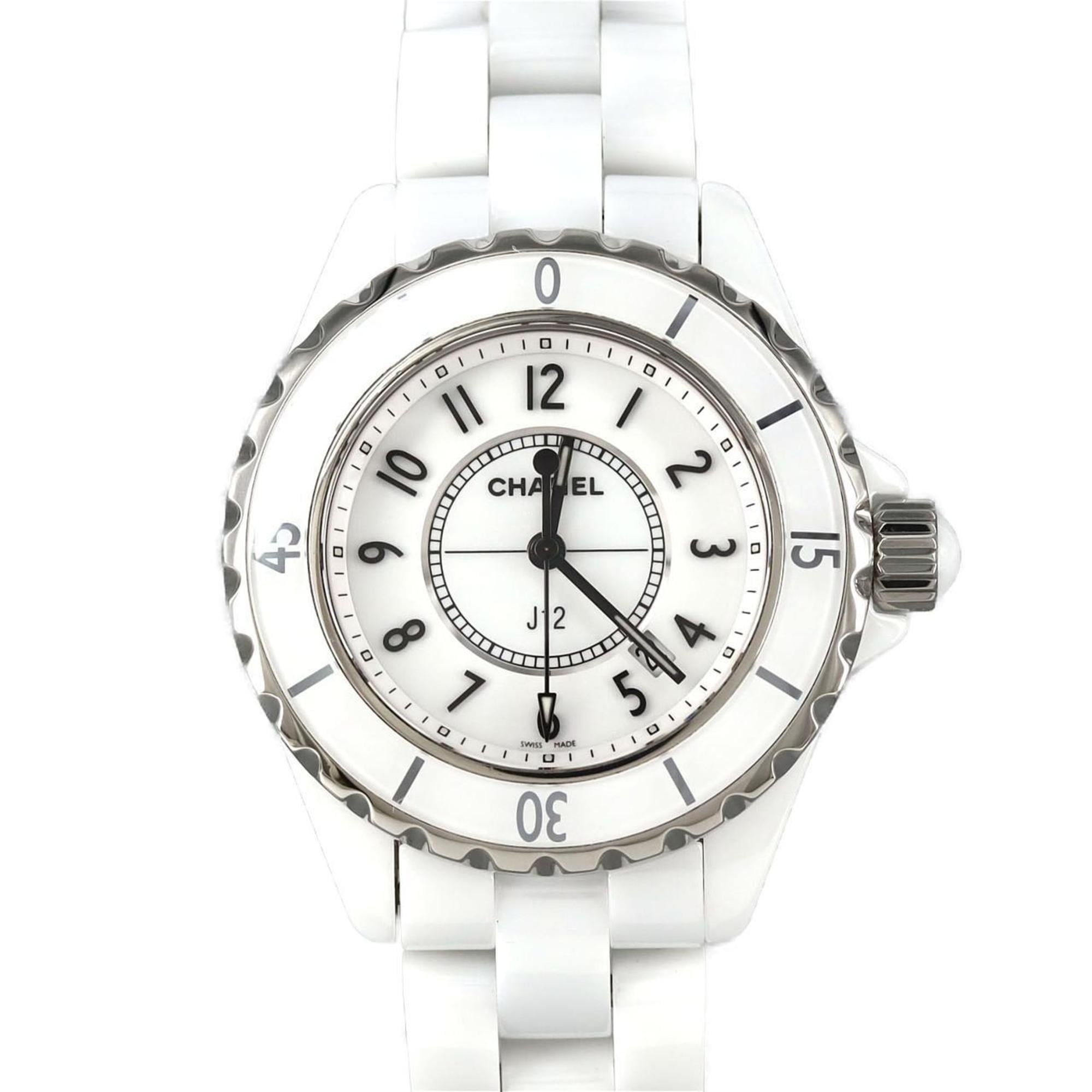 Chanel J12 33mm Ceramic Watch H0968 Quartz Movement