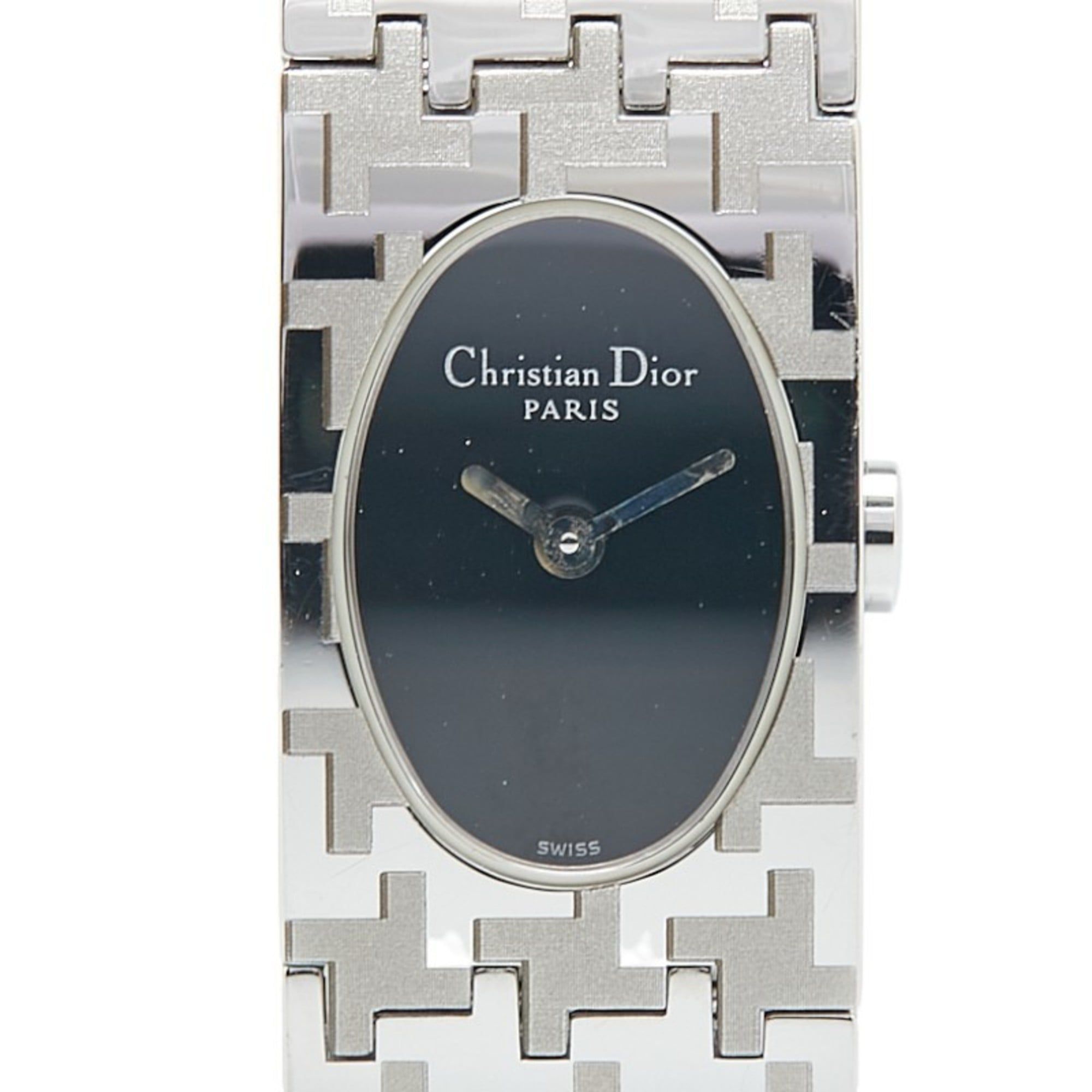 Dior Miss Watch D70-100 Quartz Black Dial Stainless Steel Women's