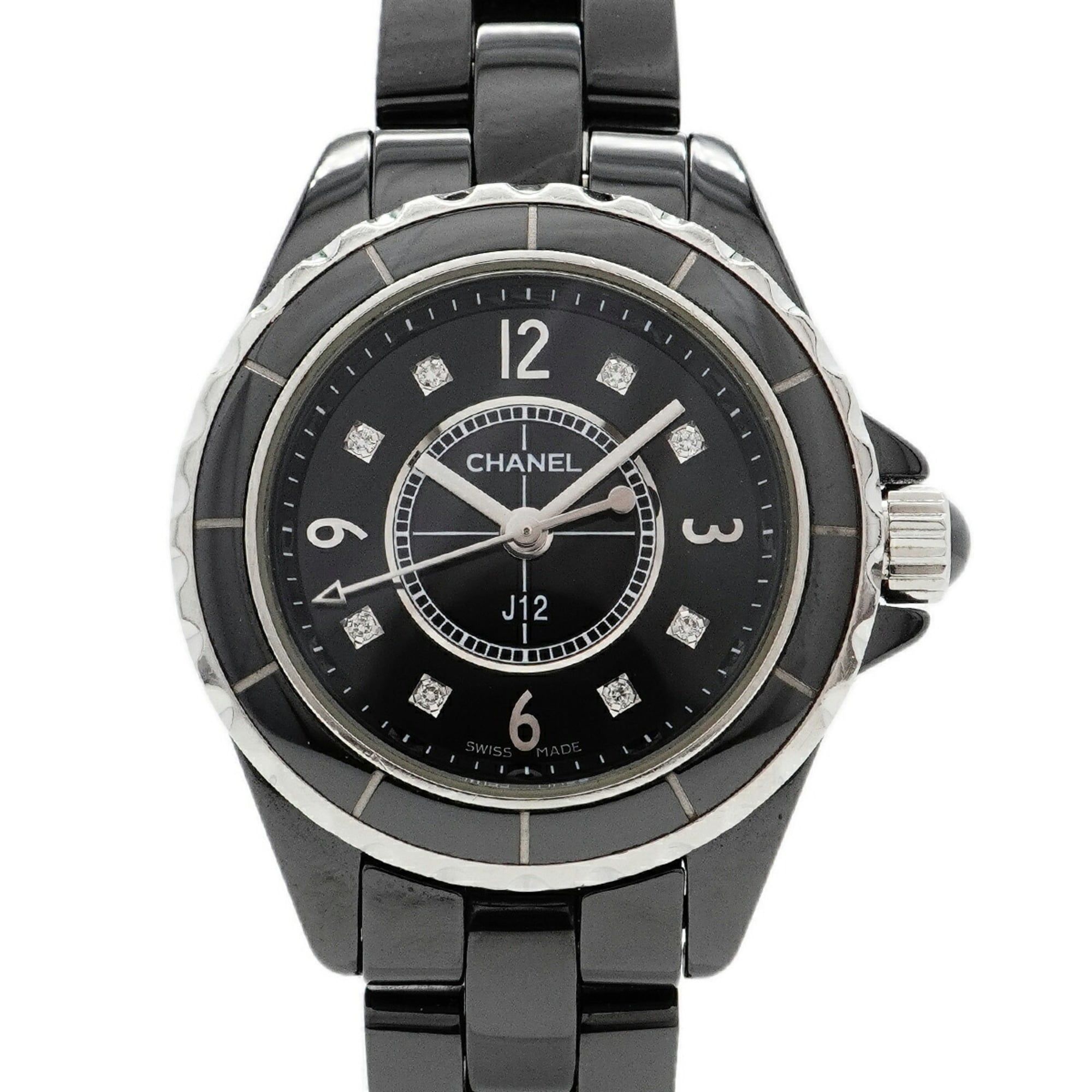Chanel J12 H2569 Black Dial Women's Watch