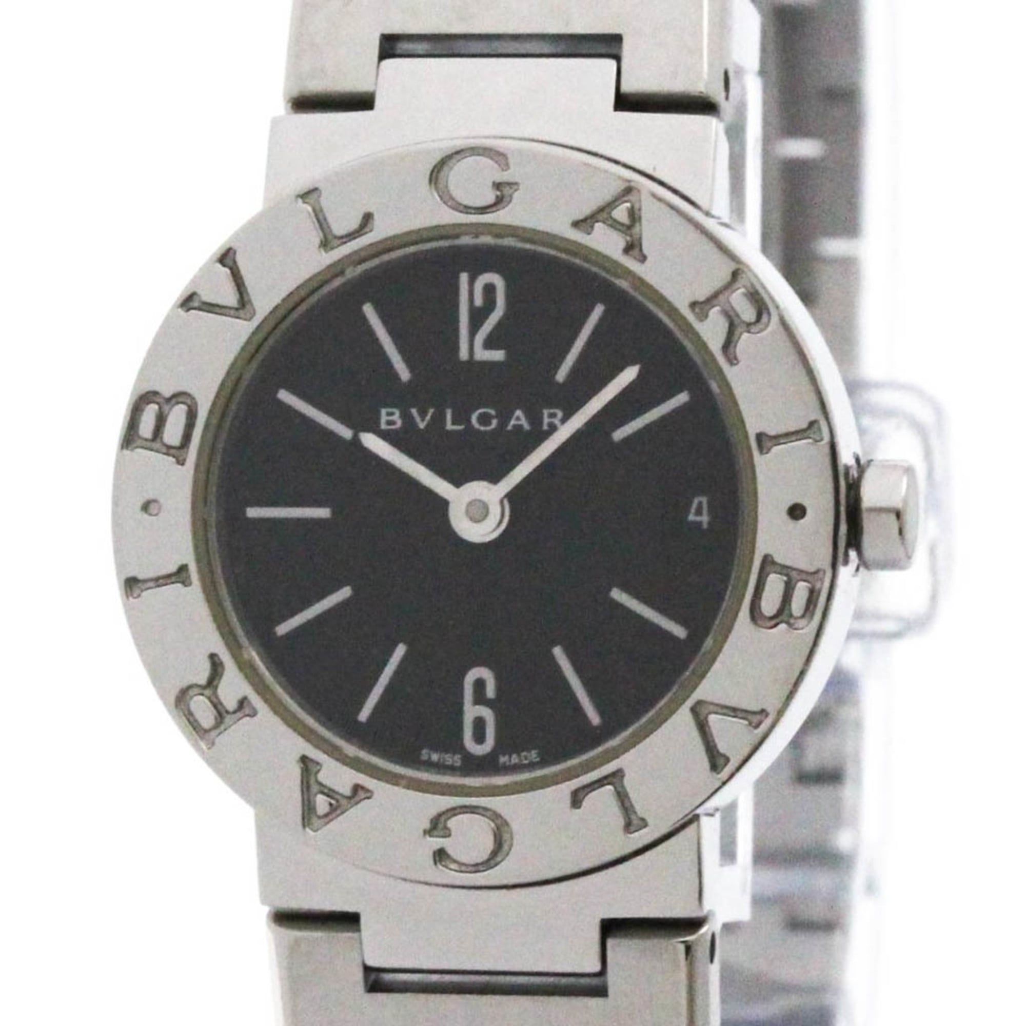 BVLGARI BVLGARI-BVLGARI Steel Quartz Ladies Watch BB23SS Polished Silver