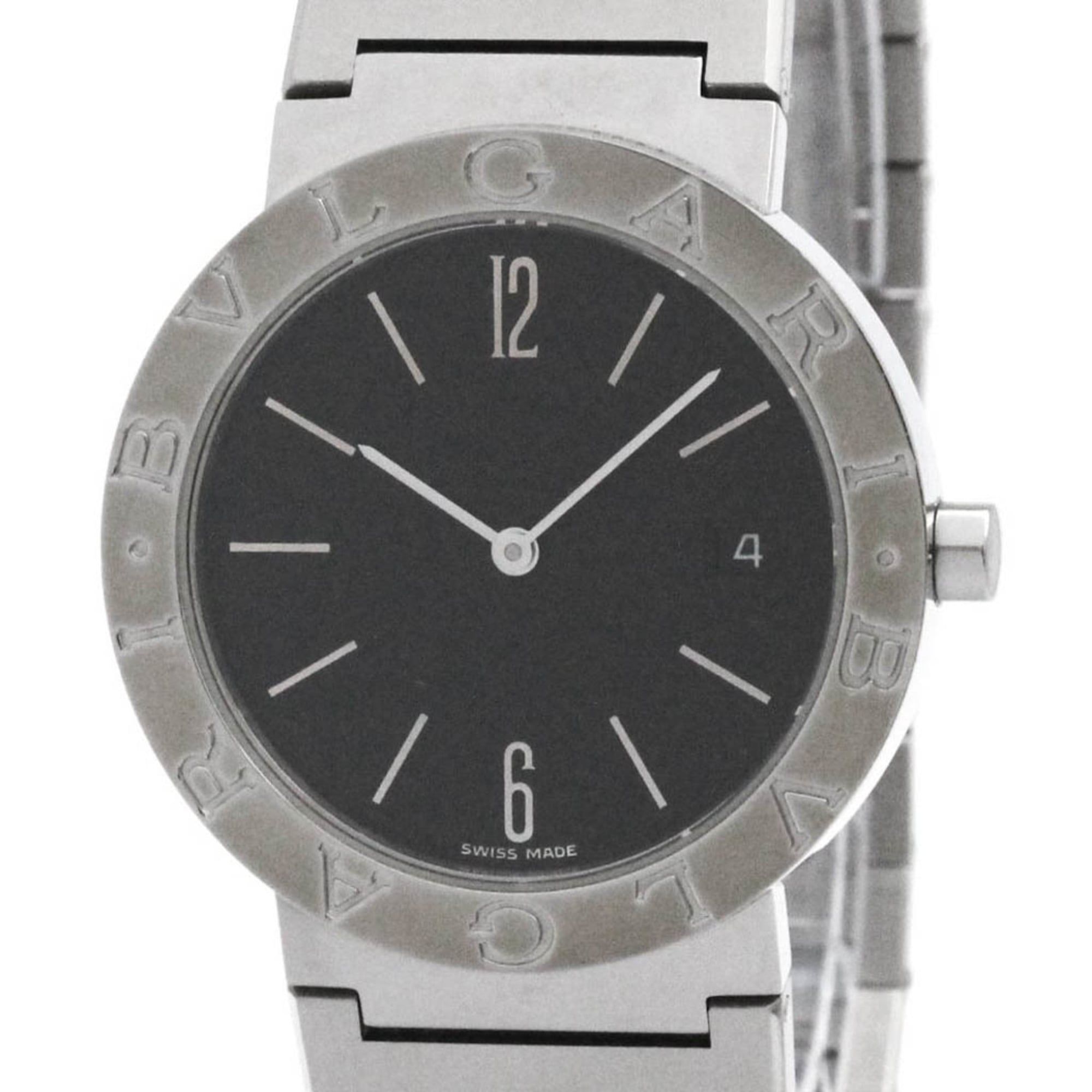 BVLGARI BVLGARI-BVLGARI Steel Quartz Mens Watch BB33SS Polished