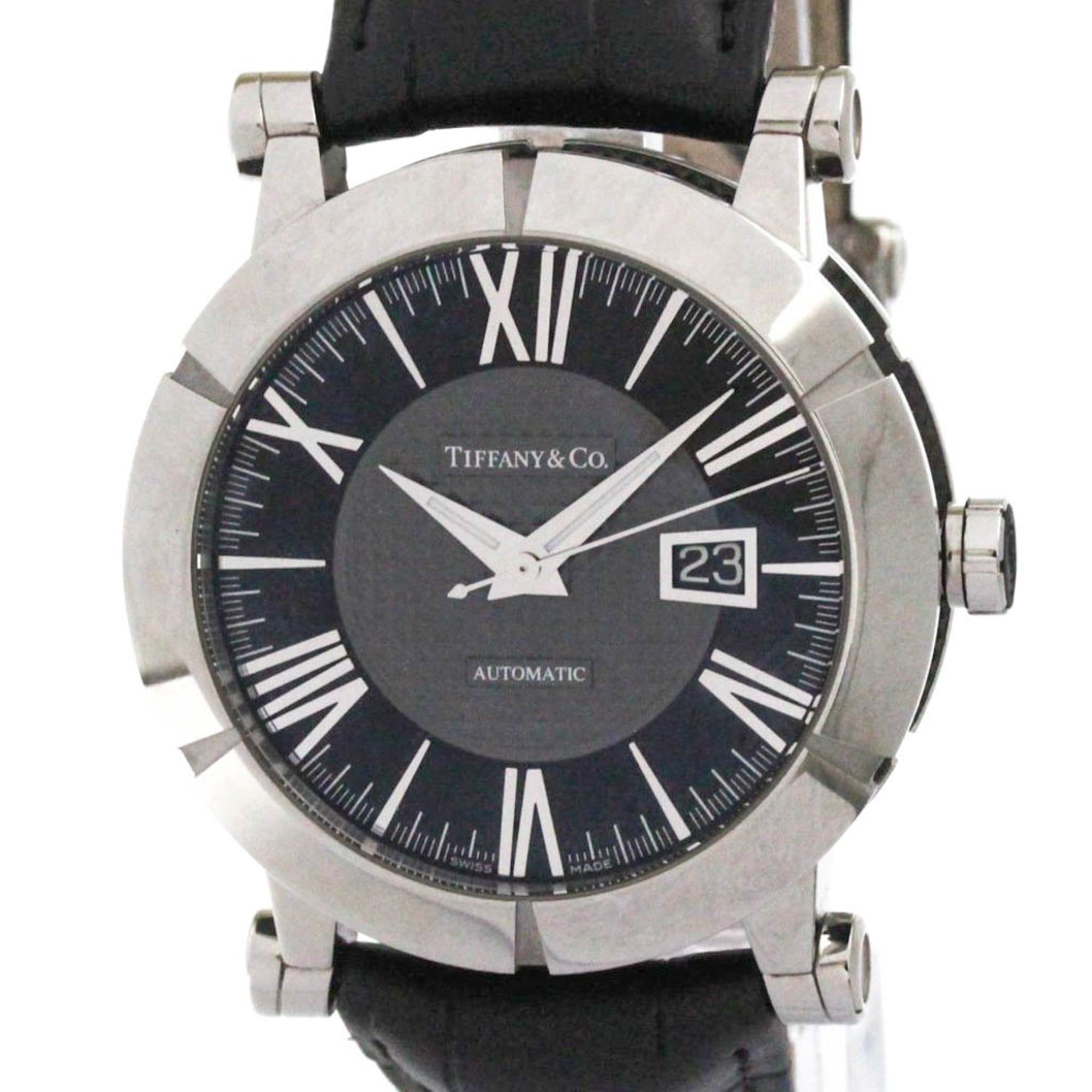 TIFFANY Atlas Gent Steel Automatic Watch Z1000.70.12A10A71A Polished