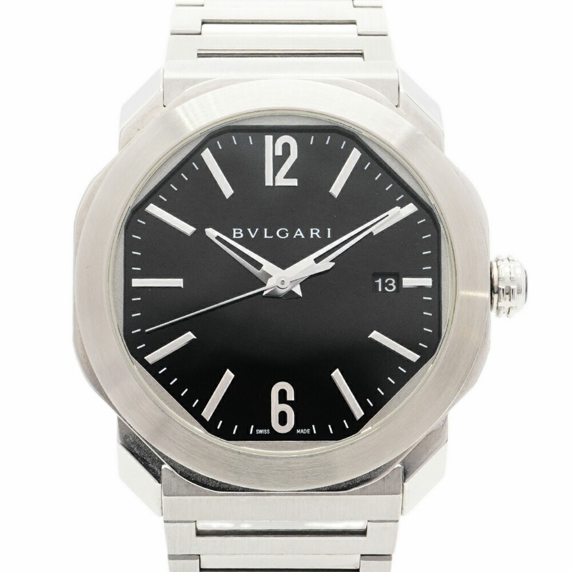 Bvlgari Octo Roma OC41S Black Dial Men's Watch