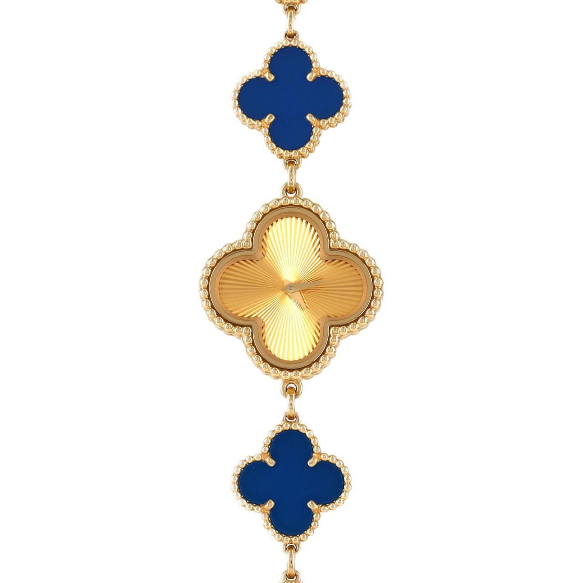Van Cleef & Arpels Sweet Alhambra YG 1386240 VCARPBLZ00 Quartz Watch