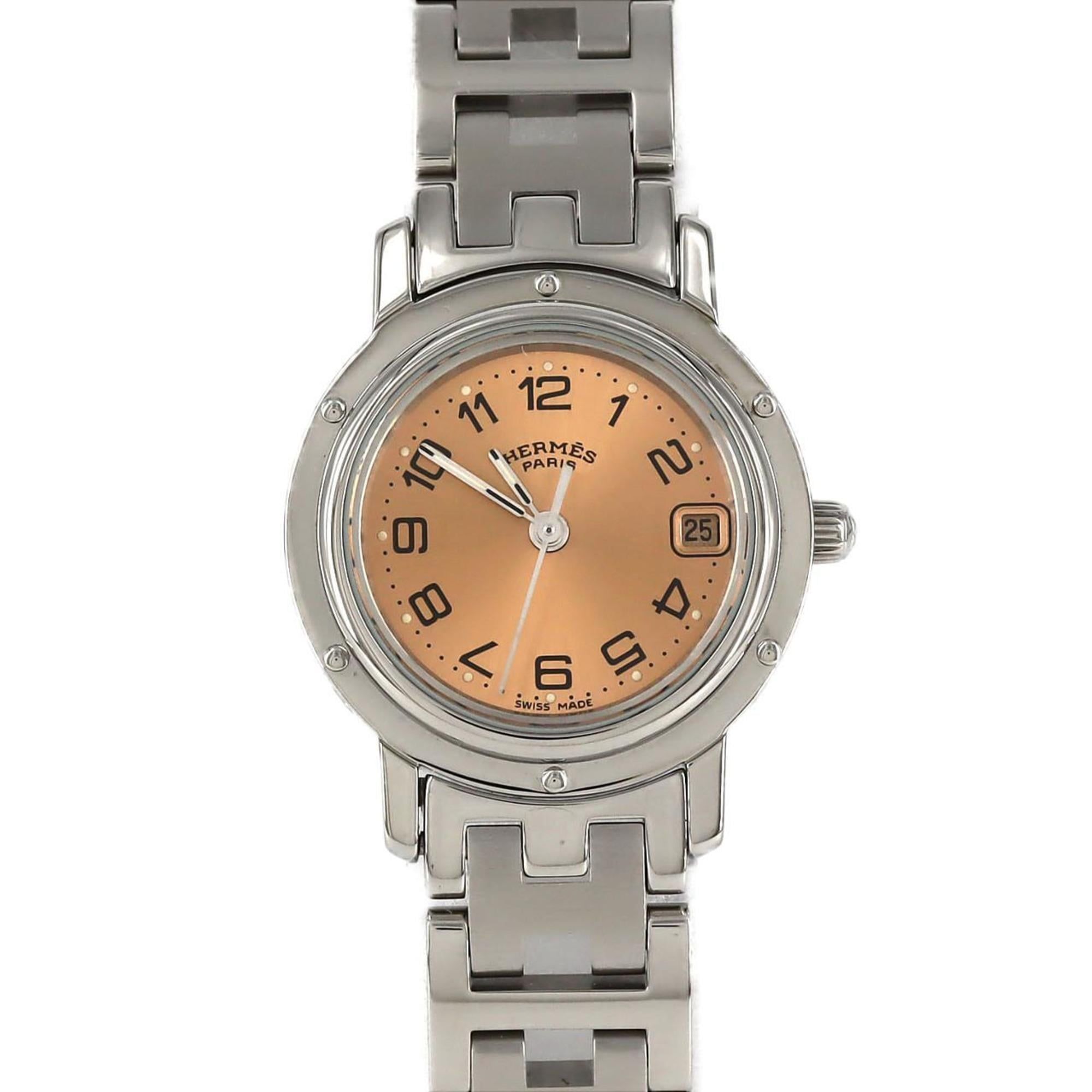 Hermes Clipper CL4.210 SS Quartz Watch