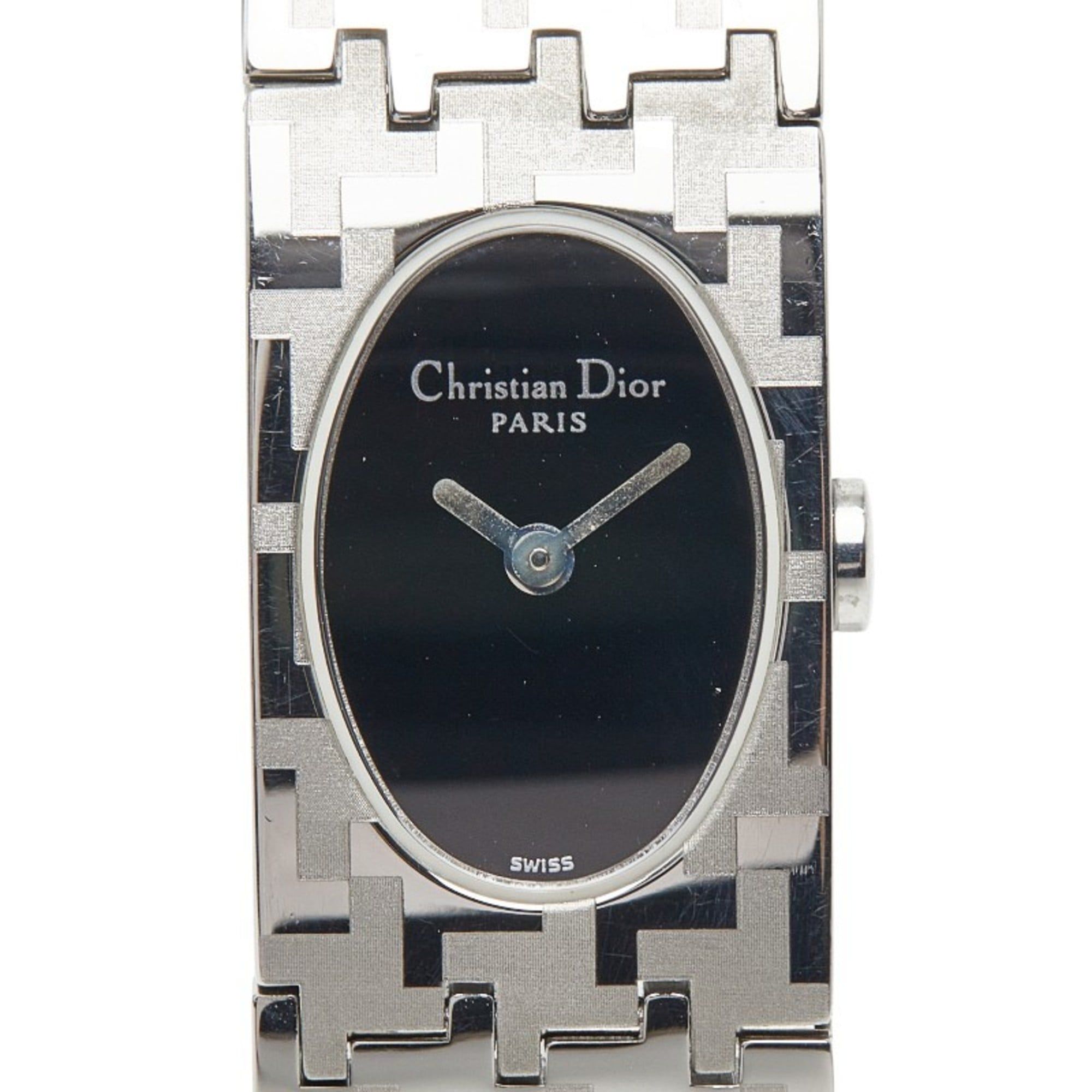 Dior Miss Watch D70-100 Swiss Quartz Black Dial Stainless Steel Women's