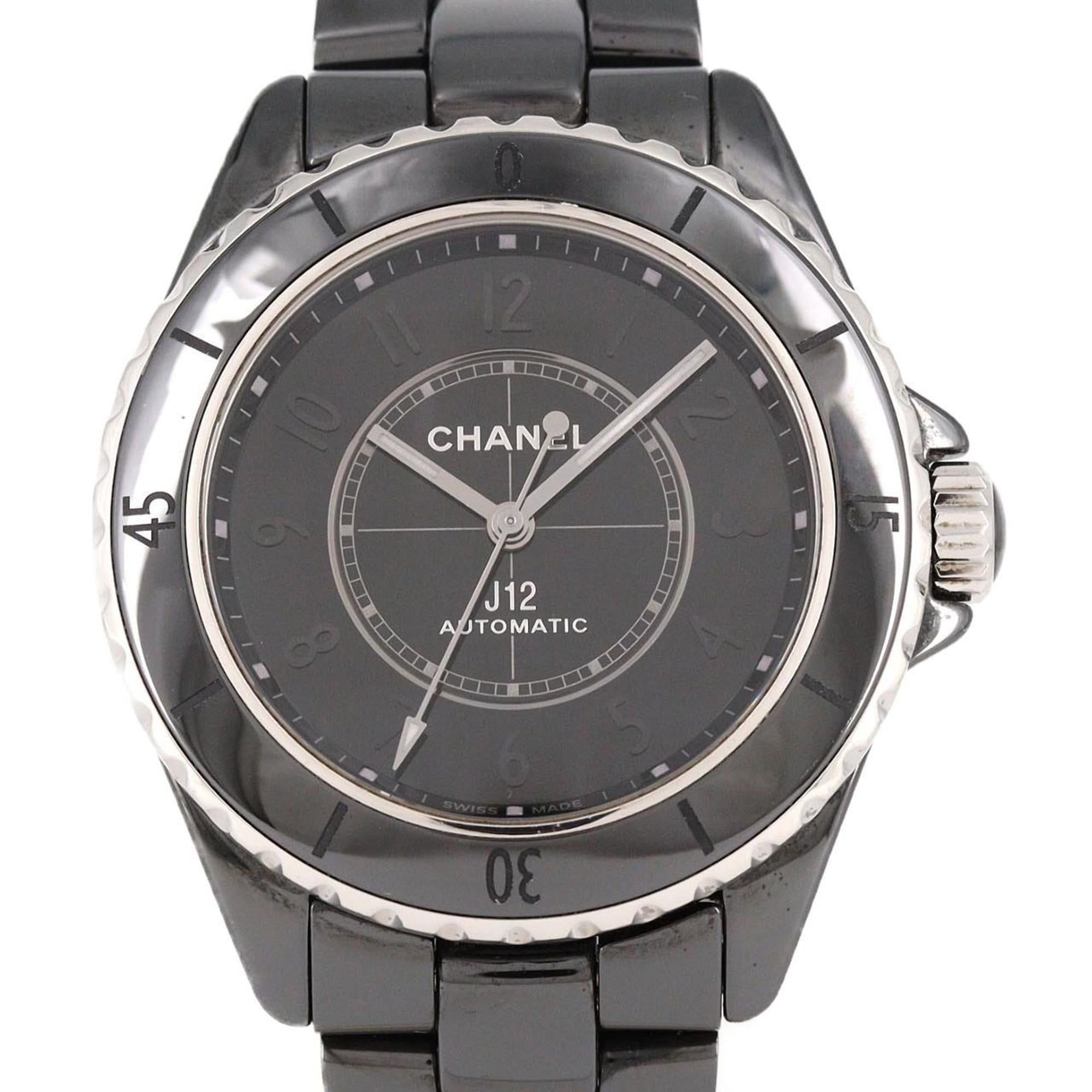 Chanel J12 Phantom Caliber 12.1 38mm Ceramic Automatic Watch H6185