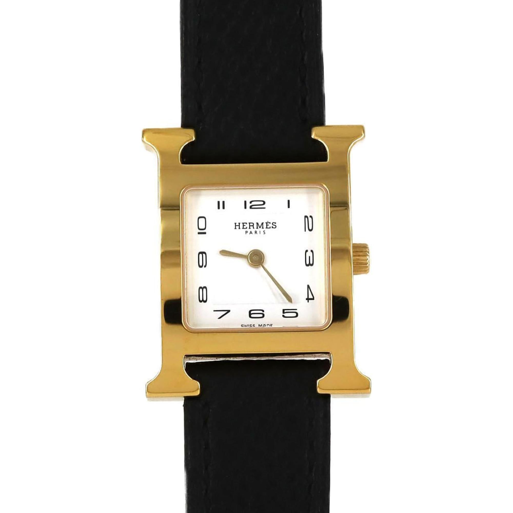 Hermès H Watch GP HH1.201 Quartz Wristwatch