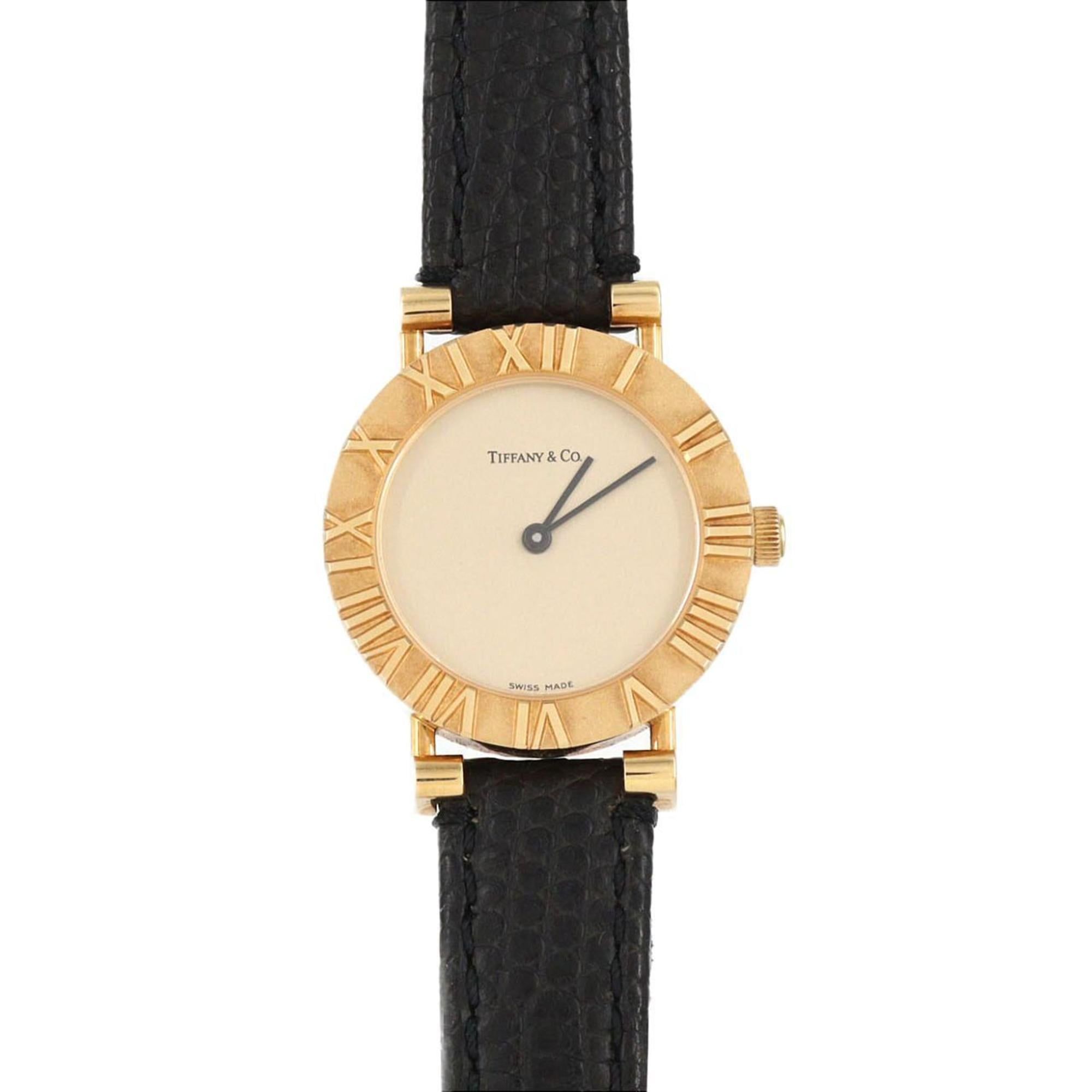 Tiffany & Co. Atlas YG L0630 Quartz Watch