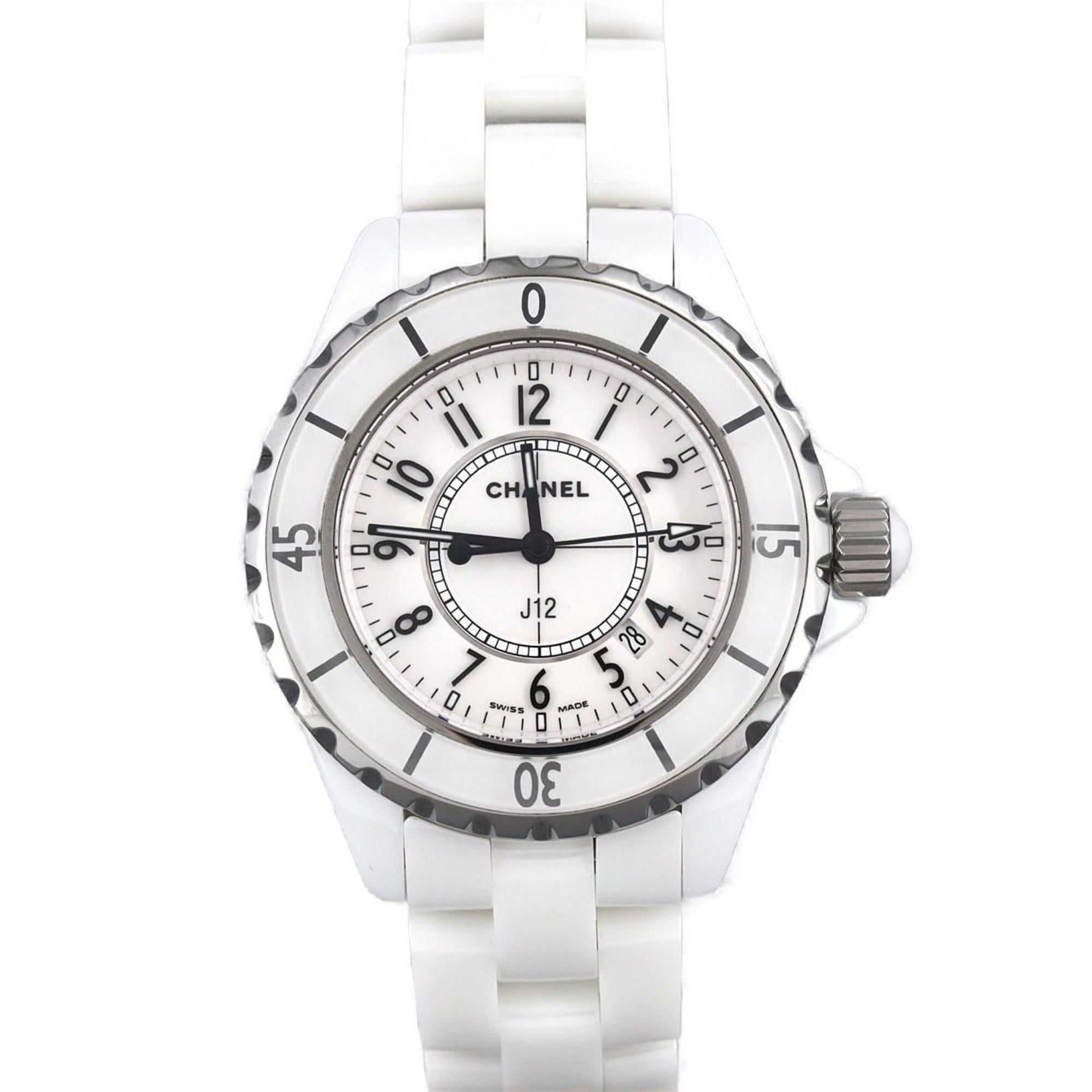 Chanel J12 33mm Ceramic Watch H0968 Quartz Movement