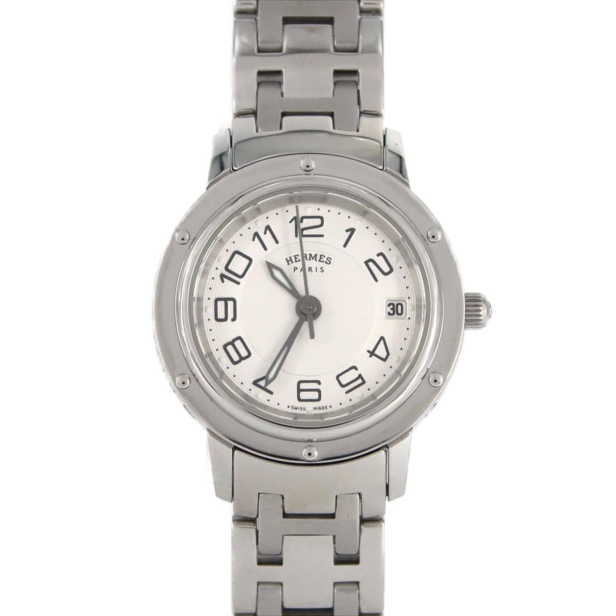 Hermes Clipper Classic CP1.210 SS Quartz Watch