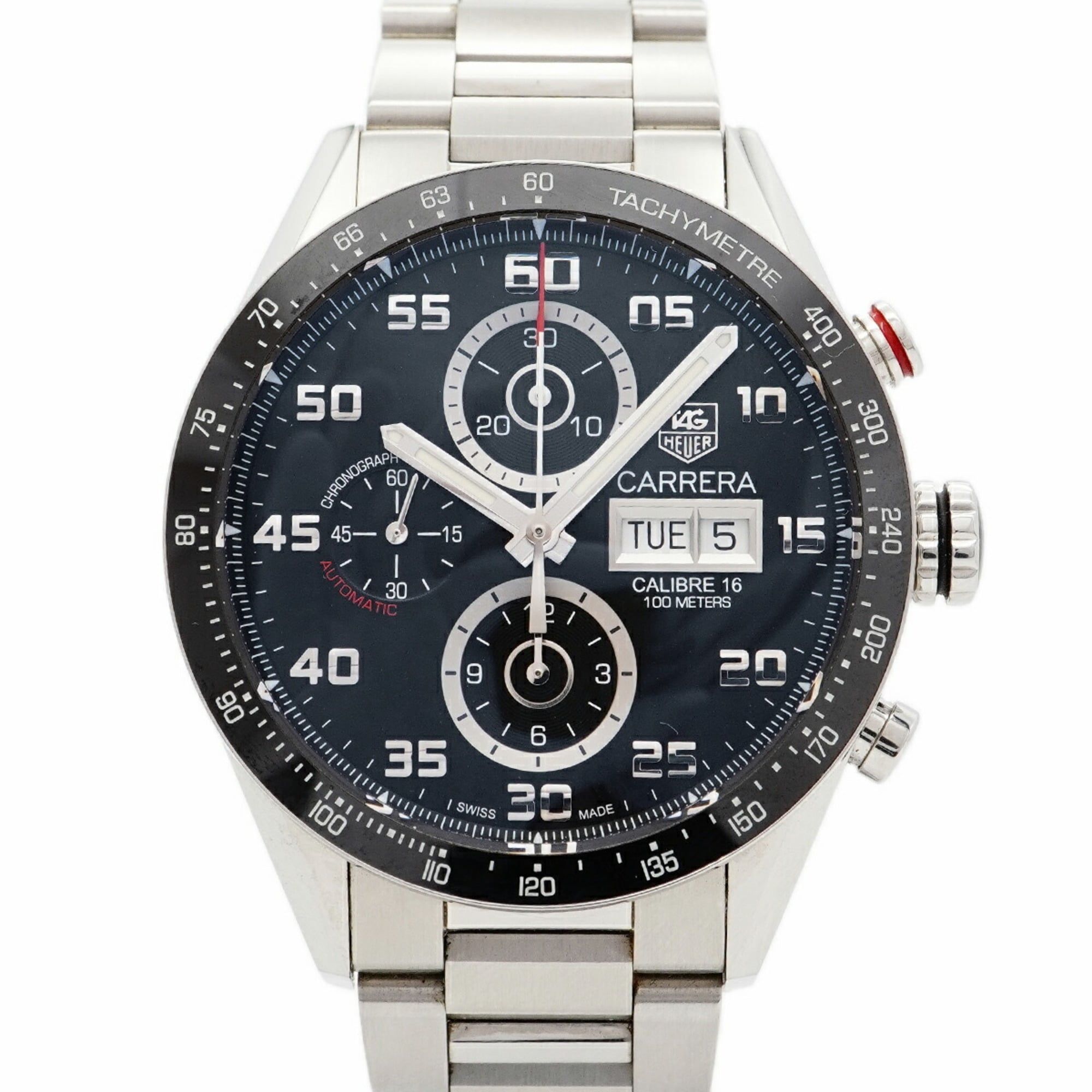 TAG Heuer Carrera CV2A1R Black Dial Men's Watch