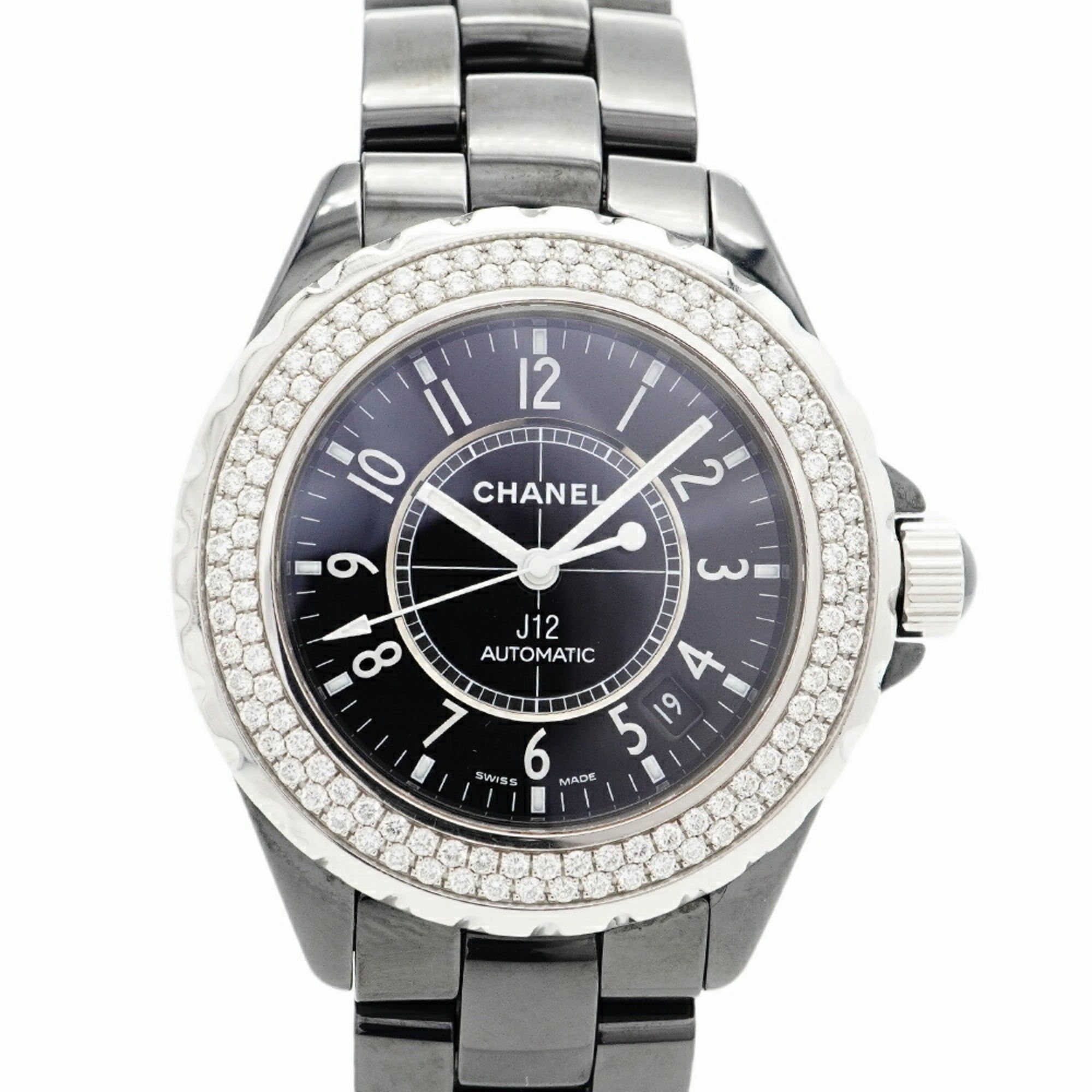 Chanel J12 H0950 Black Dial Men's Watch