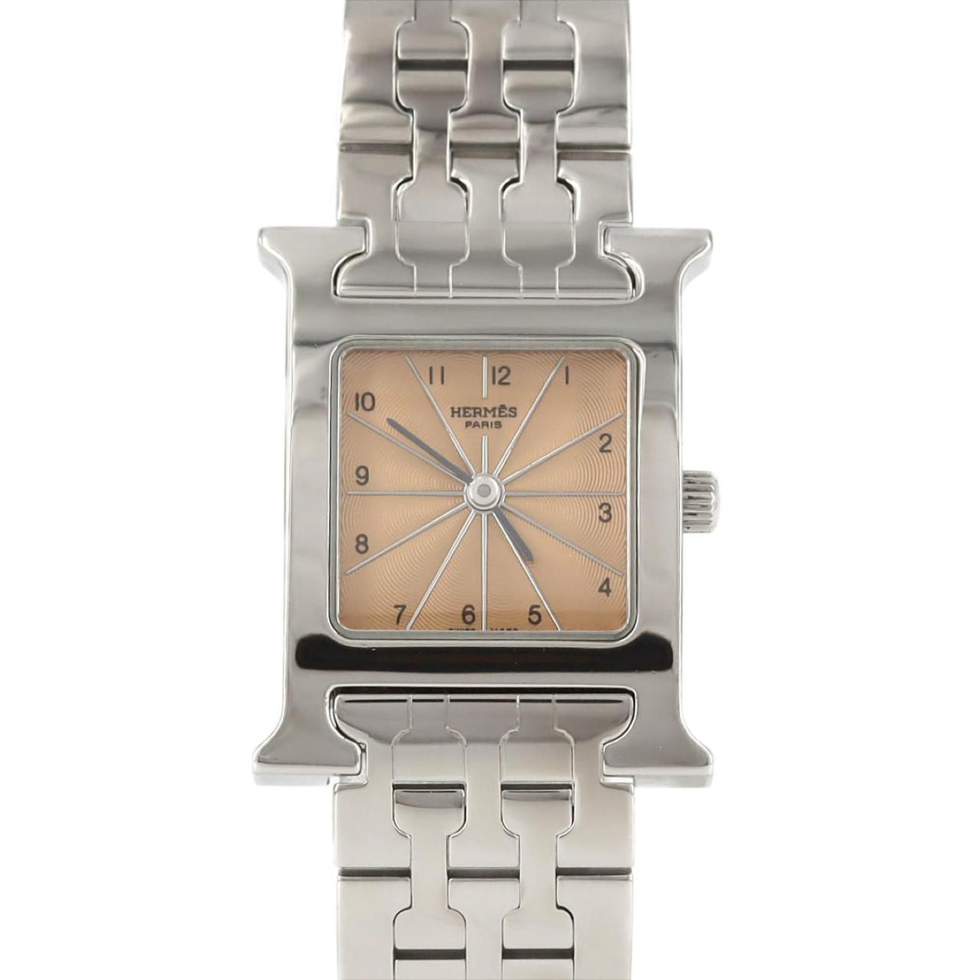 Hermès H Watch HH1.210 SS Quartz Wristwatch