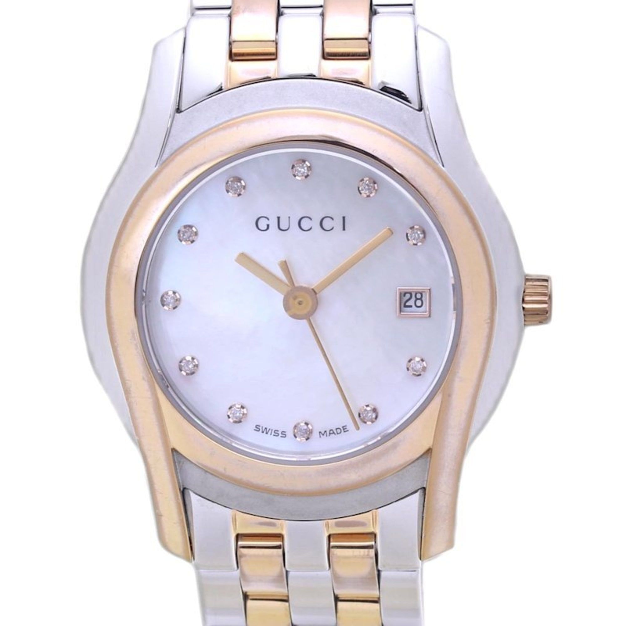 GUCCI G-Class 11-Piece Diamond Watch, YA055535, 5500L, Stainless Steel xPGP (Pink Gold Plated), Wome