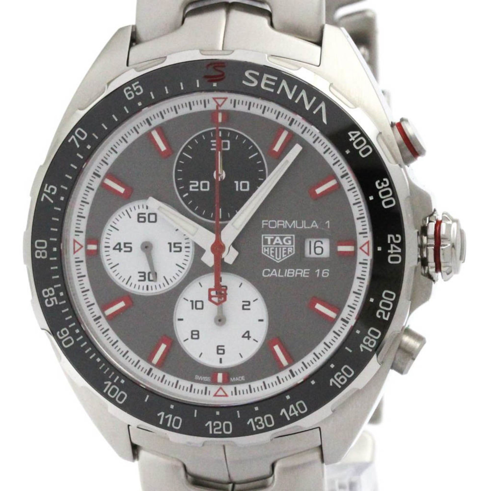 TAG HEUER Formula 1 Calibre 16 Chrono A Sena Ayrton Special Watch CAZ2017