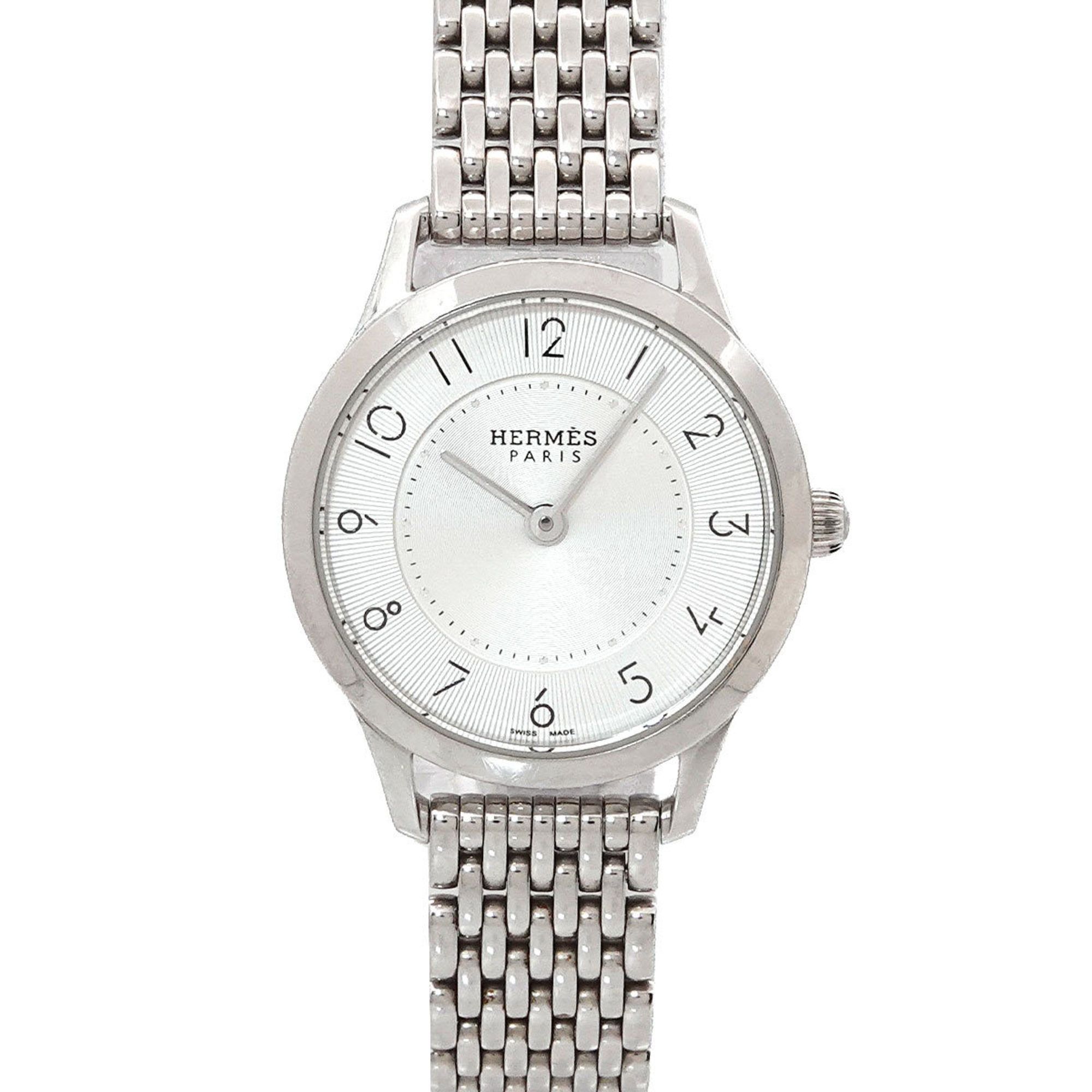 Hermès d'Hermès CA2 110 Women's Silver Quartz Watch Slim