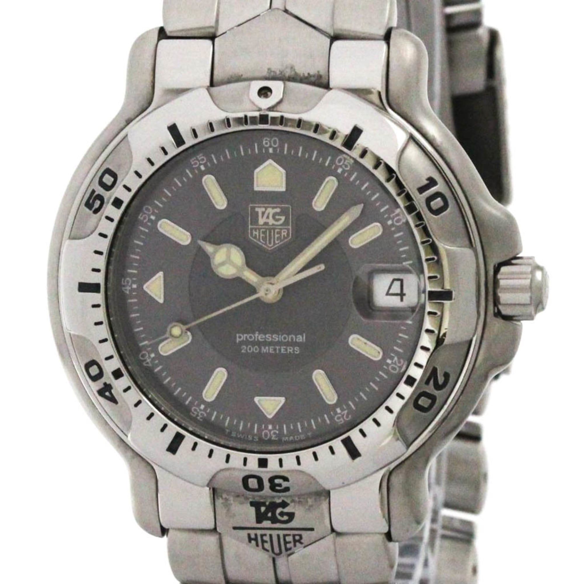 TAG HEUER 6000 Professional 200M Quartz Mens Watch WH1112 Polished