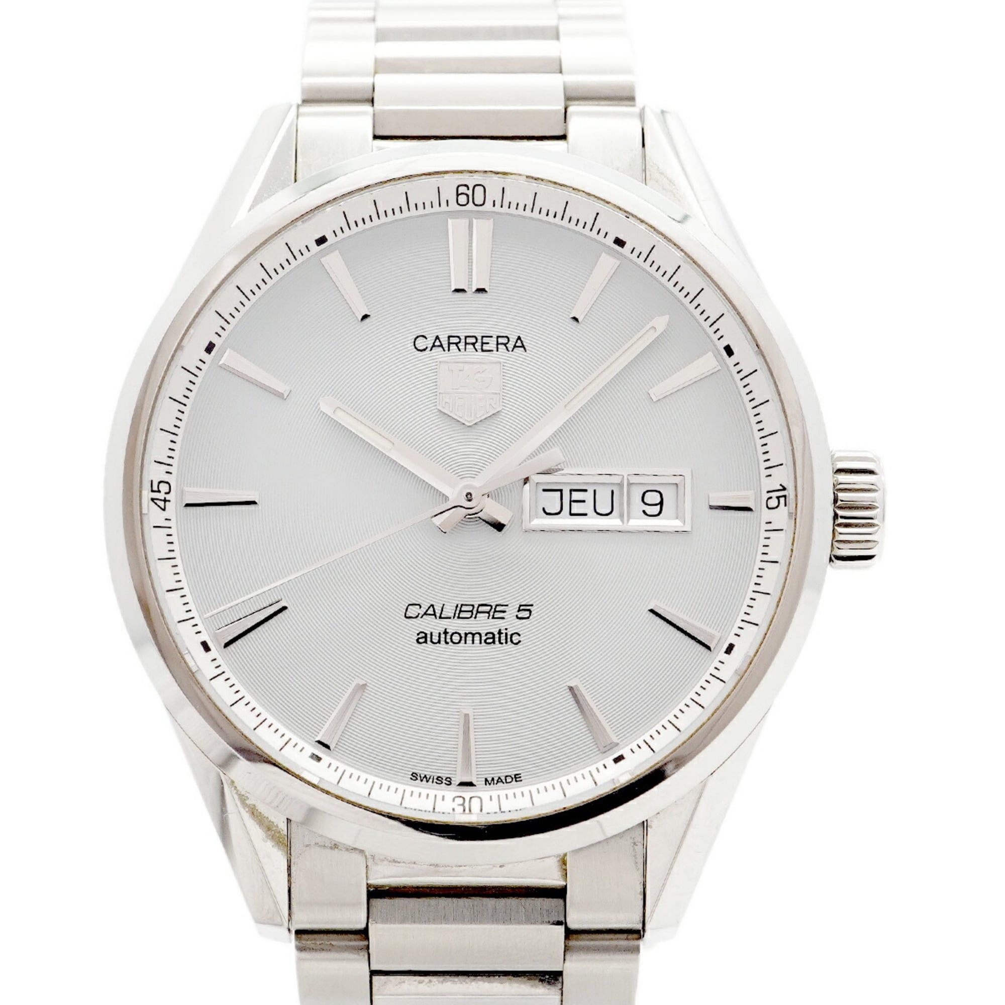 TAG Heuer Carrera WAR201B Silver Dial Men's Watch