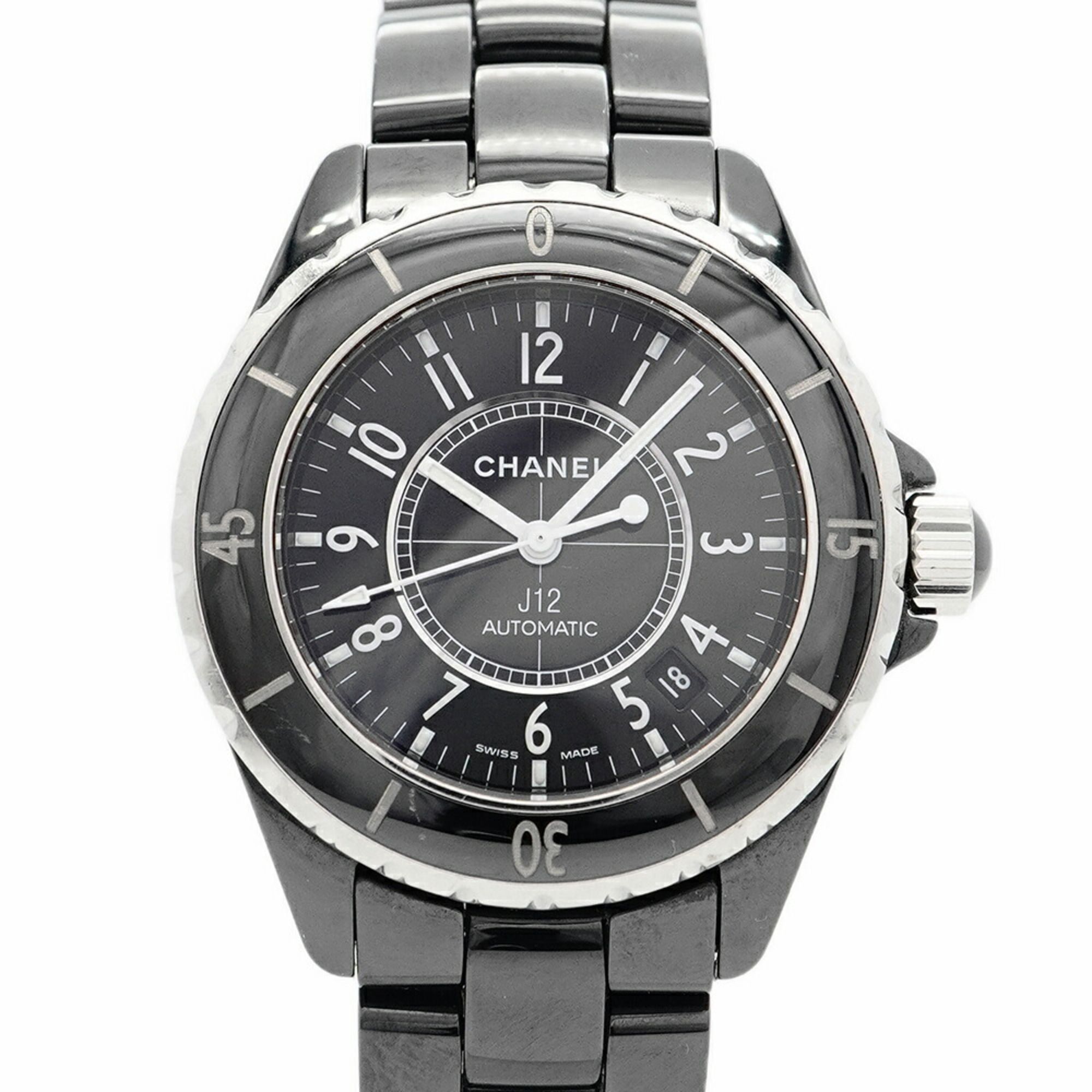 Chanel J12 H0685 Black Dial Men's Watch