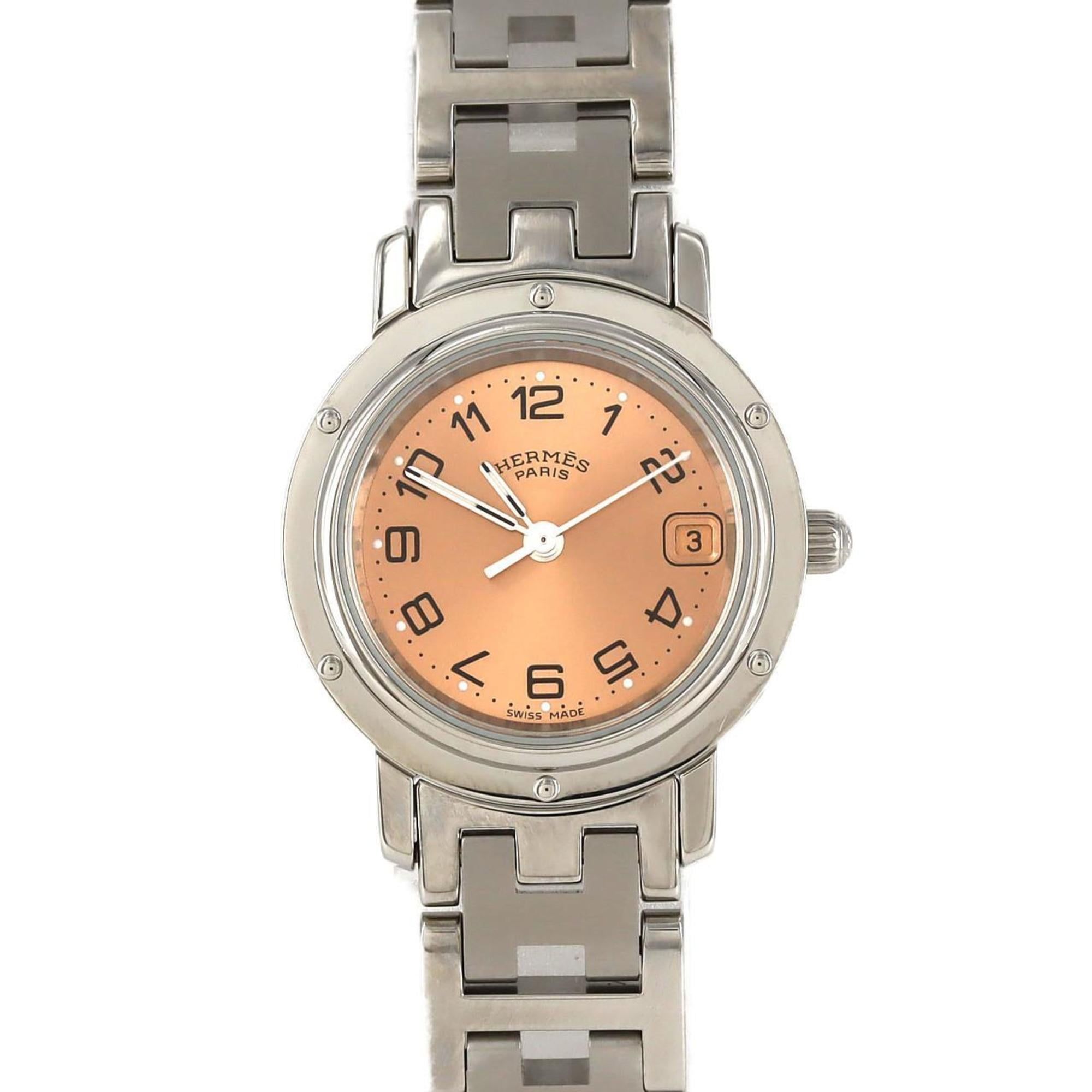 Hermes Clipper CL4.210 SS Quartz Watch